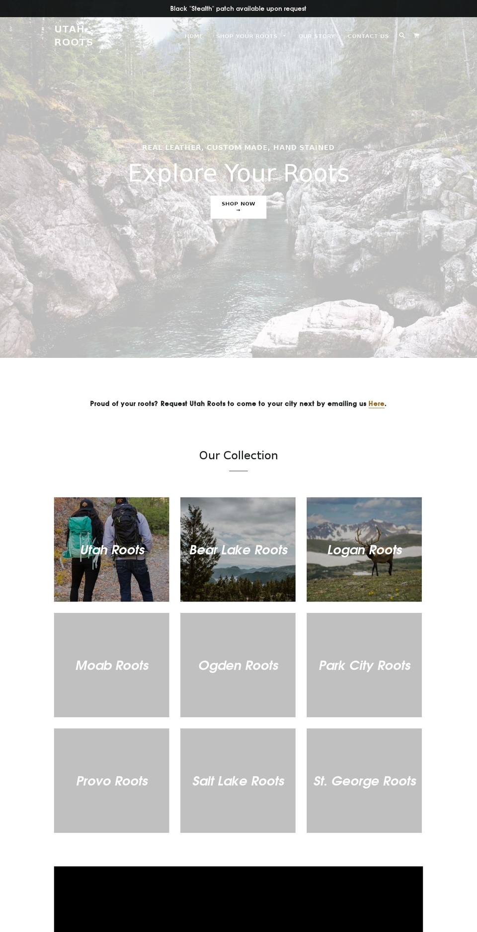 bearlakeroots.com — Shopify storefront screenshot