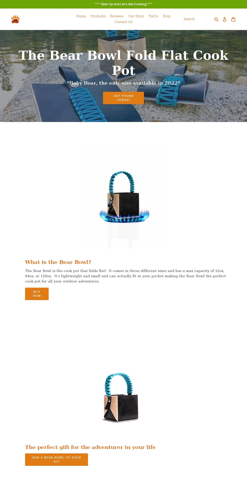 bearminimum.org shopify website screenshot