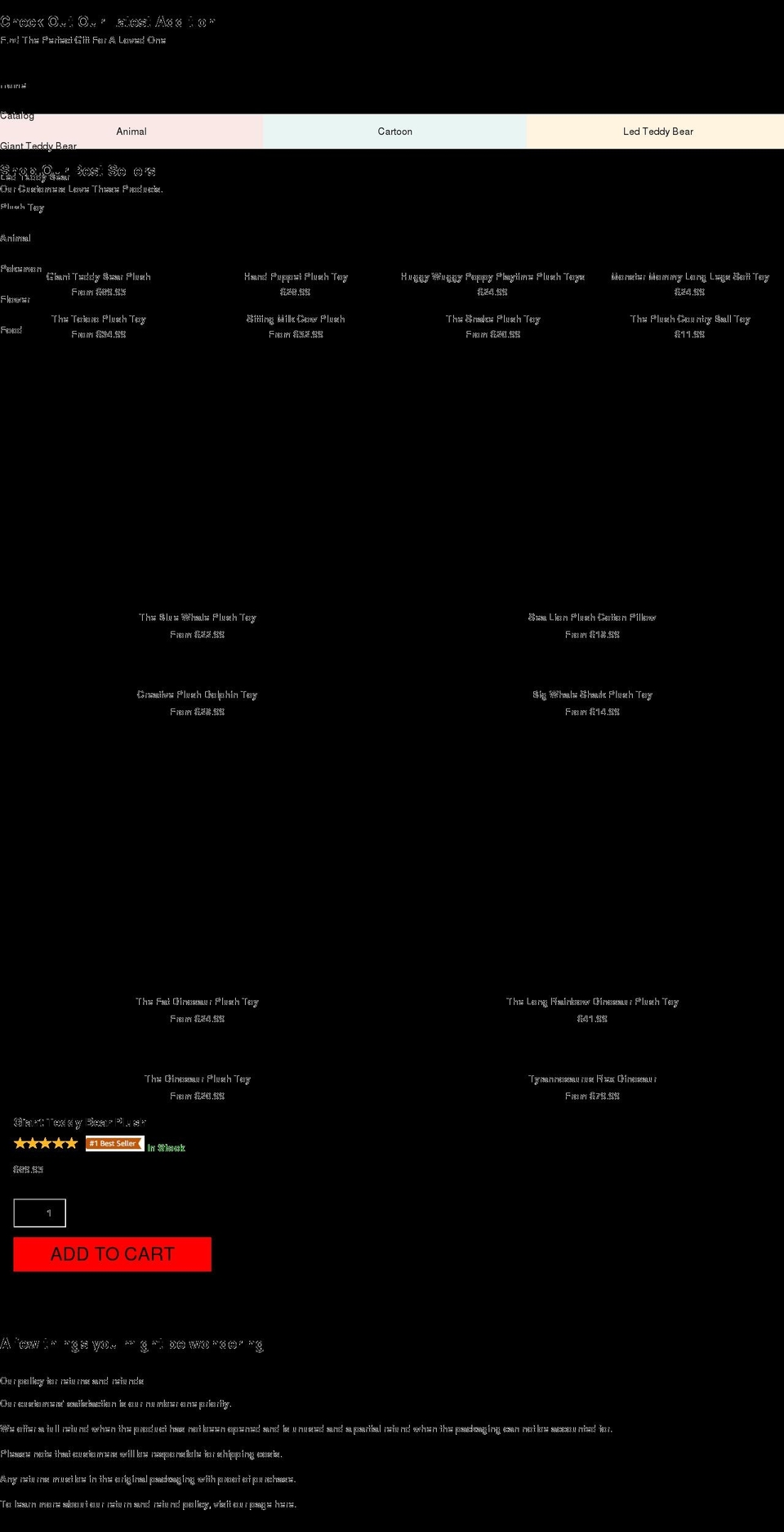 bearrus.com — Shopify storefront screenshot