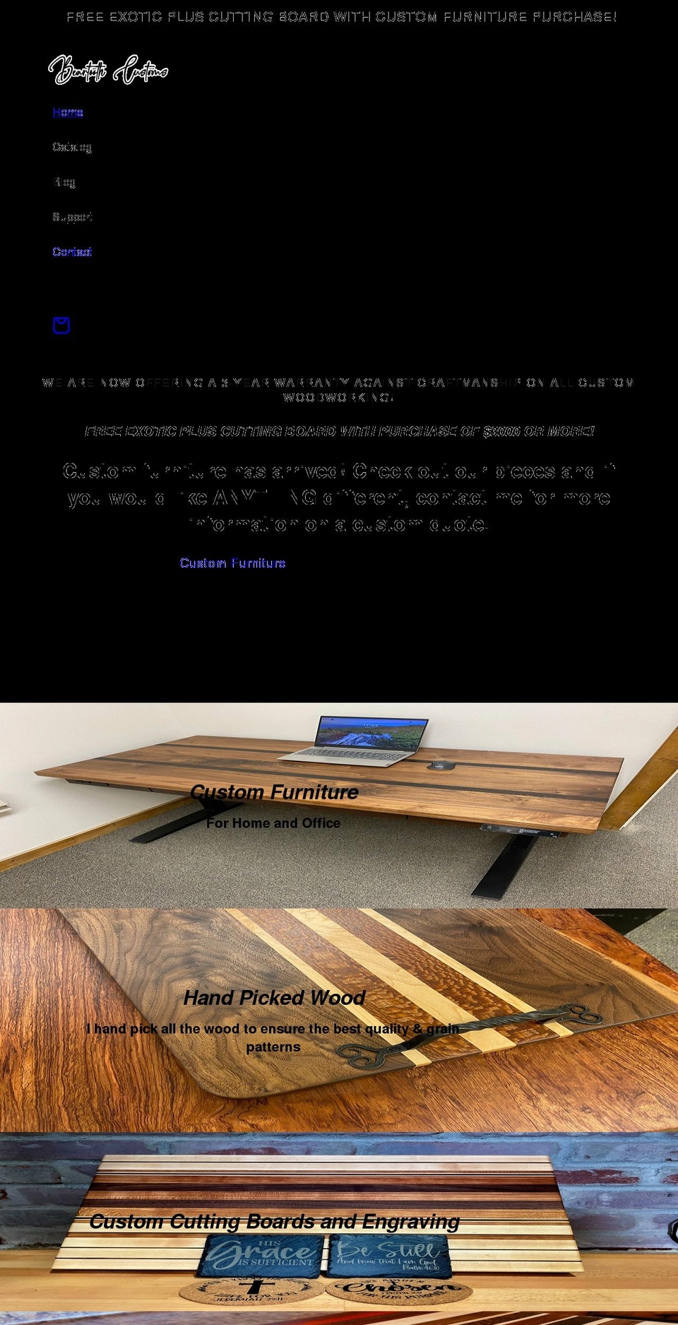 beartoothcustoms.com shopify website screenshot