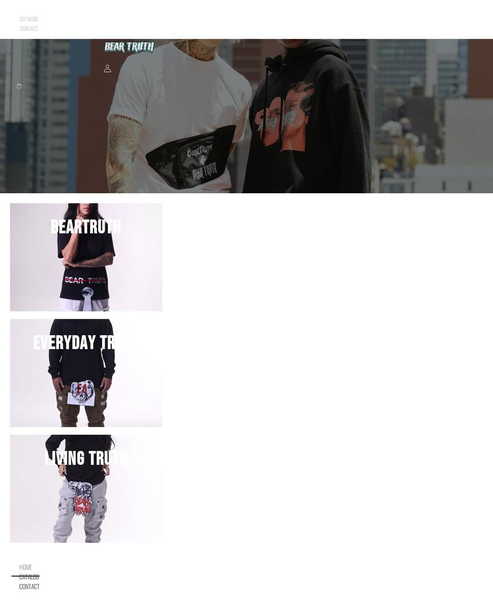 beartruthco.com shopify website screenshot
