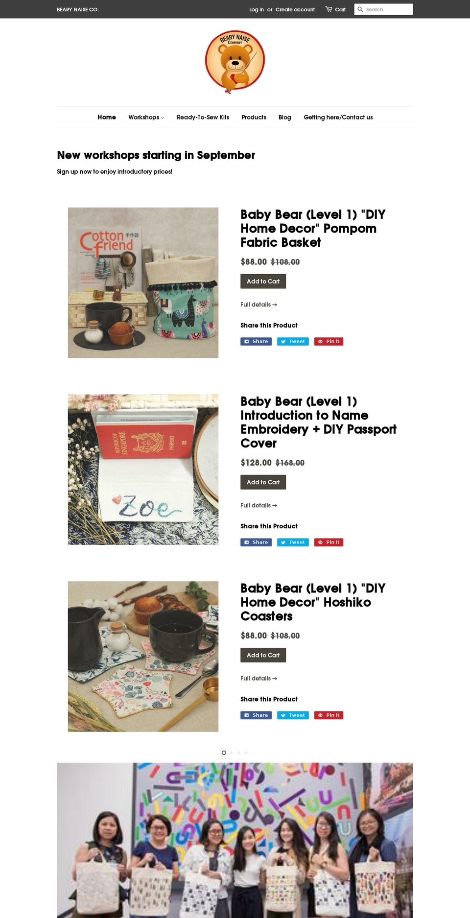 bearynaise.com — Shopify storefront screenshot