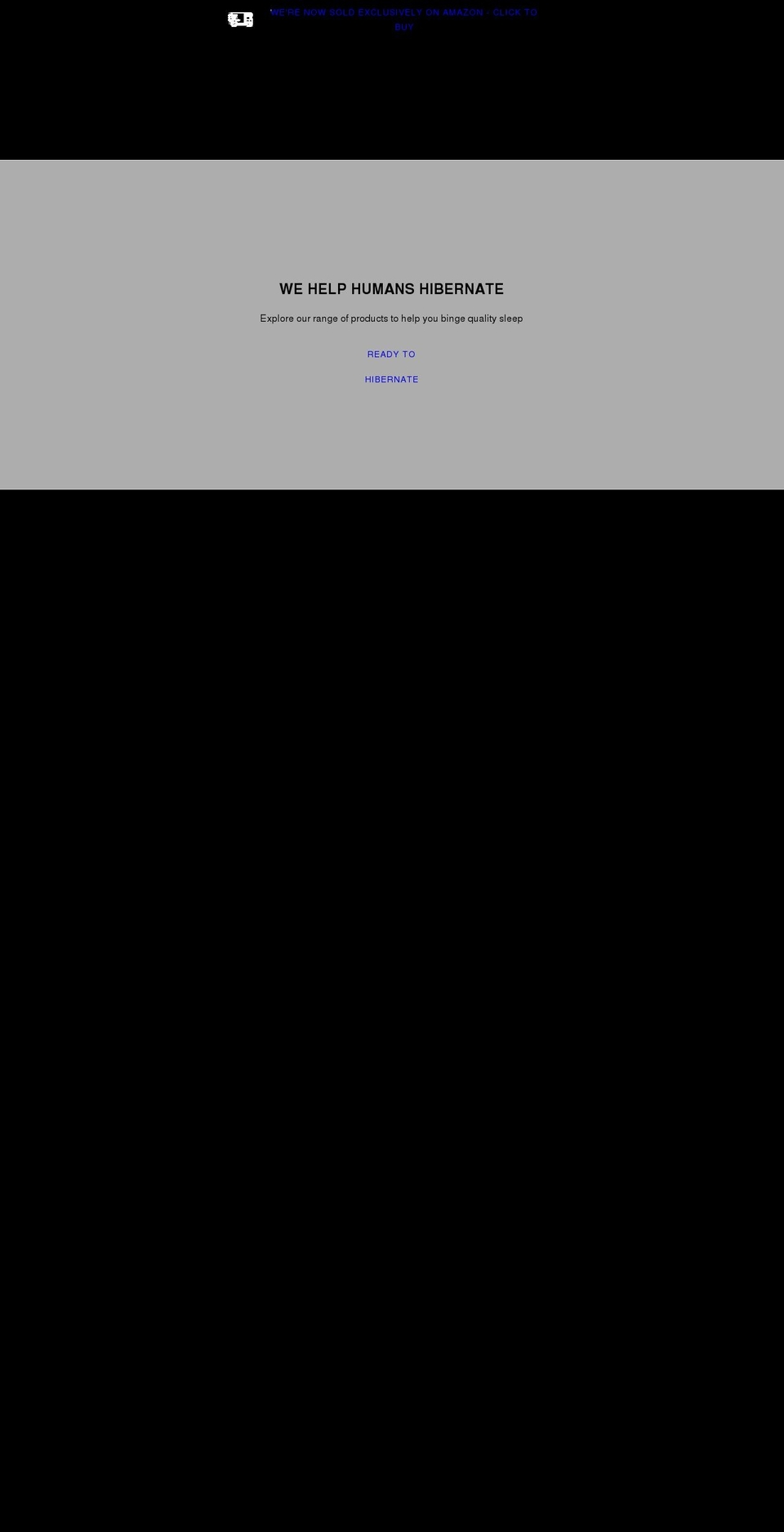 bearyquiet.com shopify website screenshot