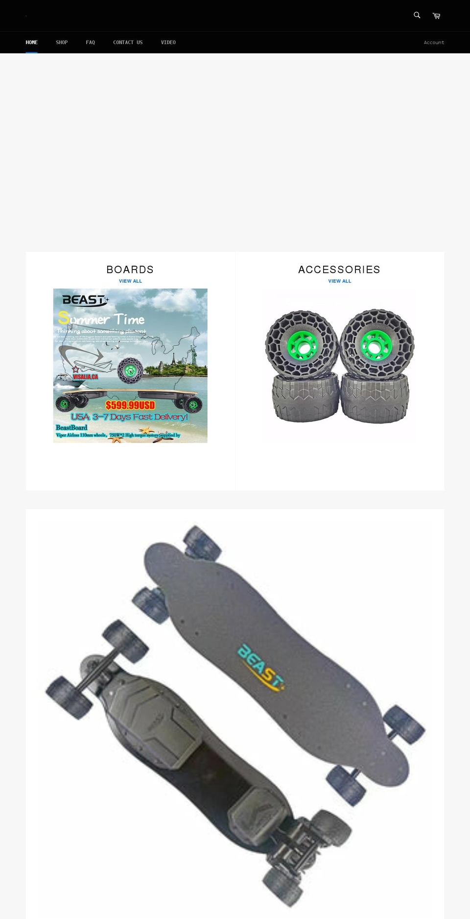 beastboard.net shopify website screenshot
