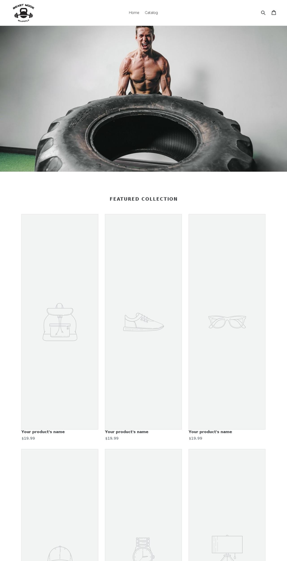 beastmodesupply.com — Shopify storefront screenshot