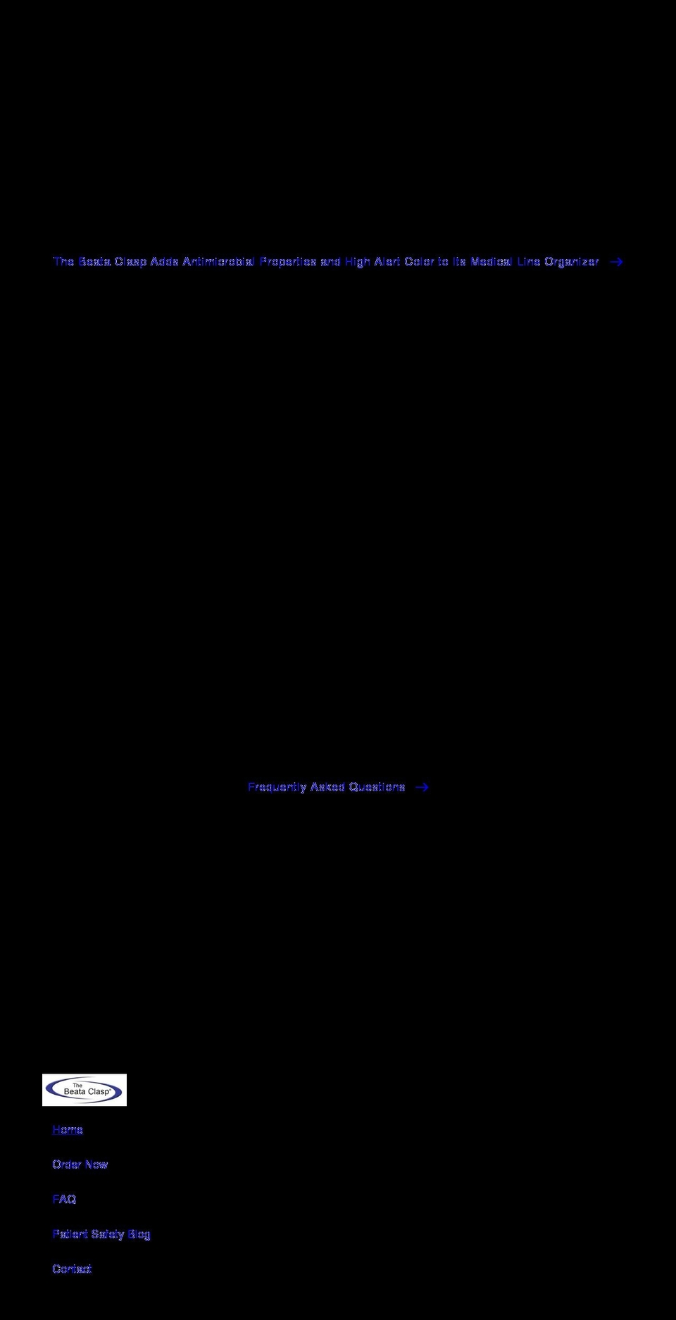 beataclasp.com shopify website screenshot