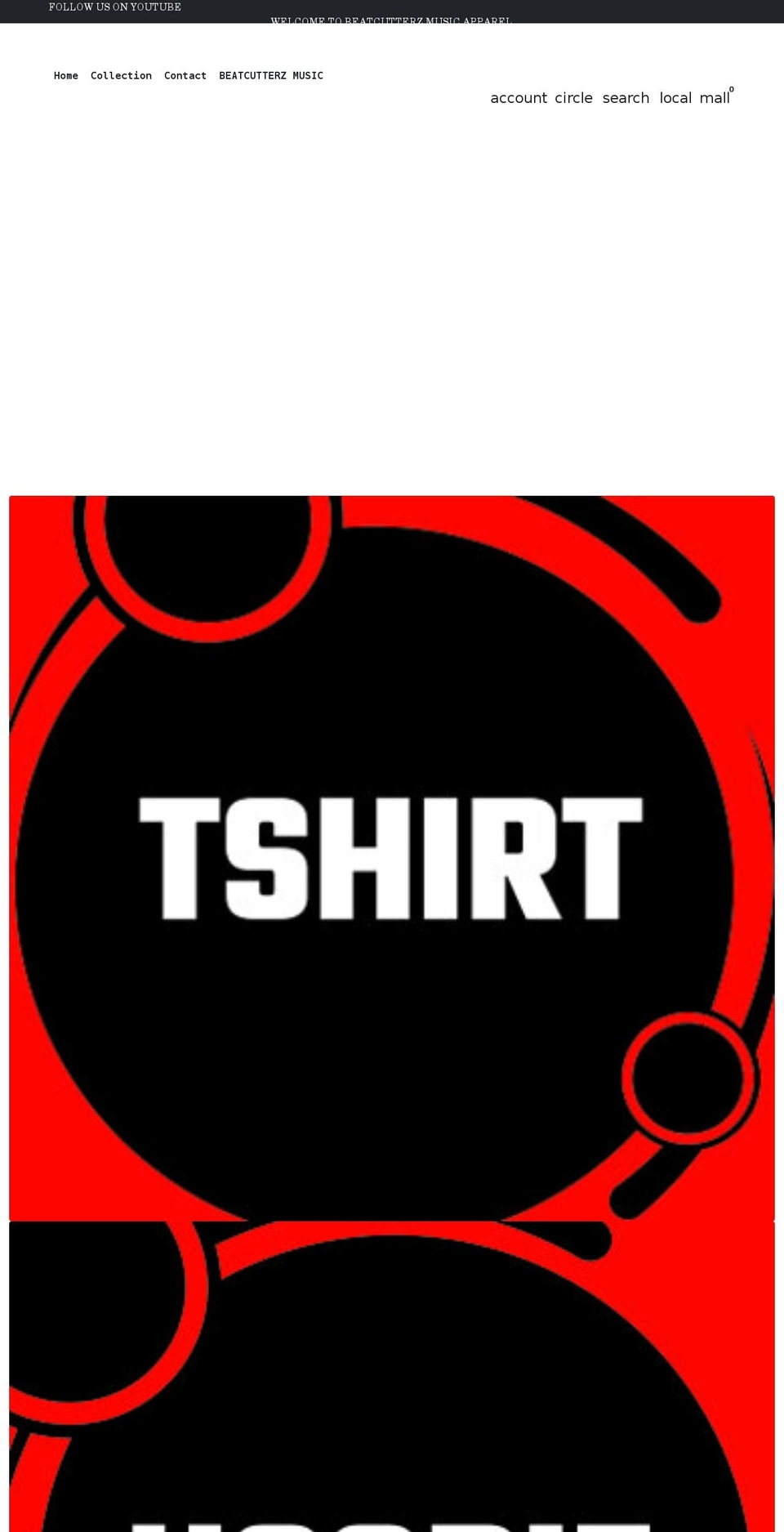 beatcutterzmusic.com shopify website screenshot