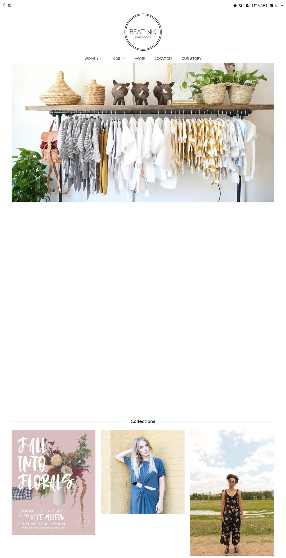 beatnikfinegoods.com — Shopify storefront screenshot