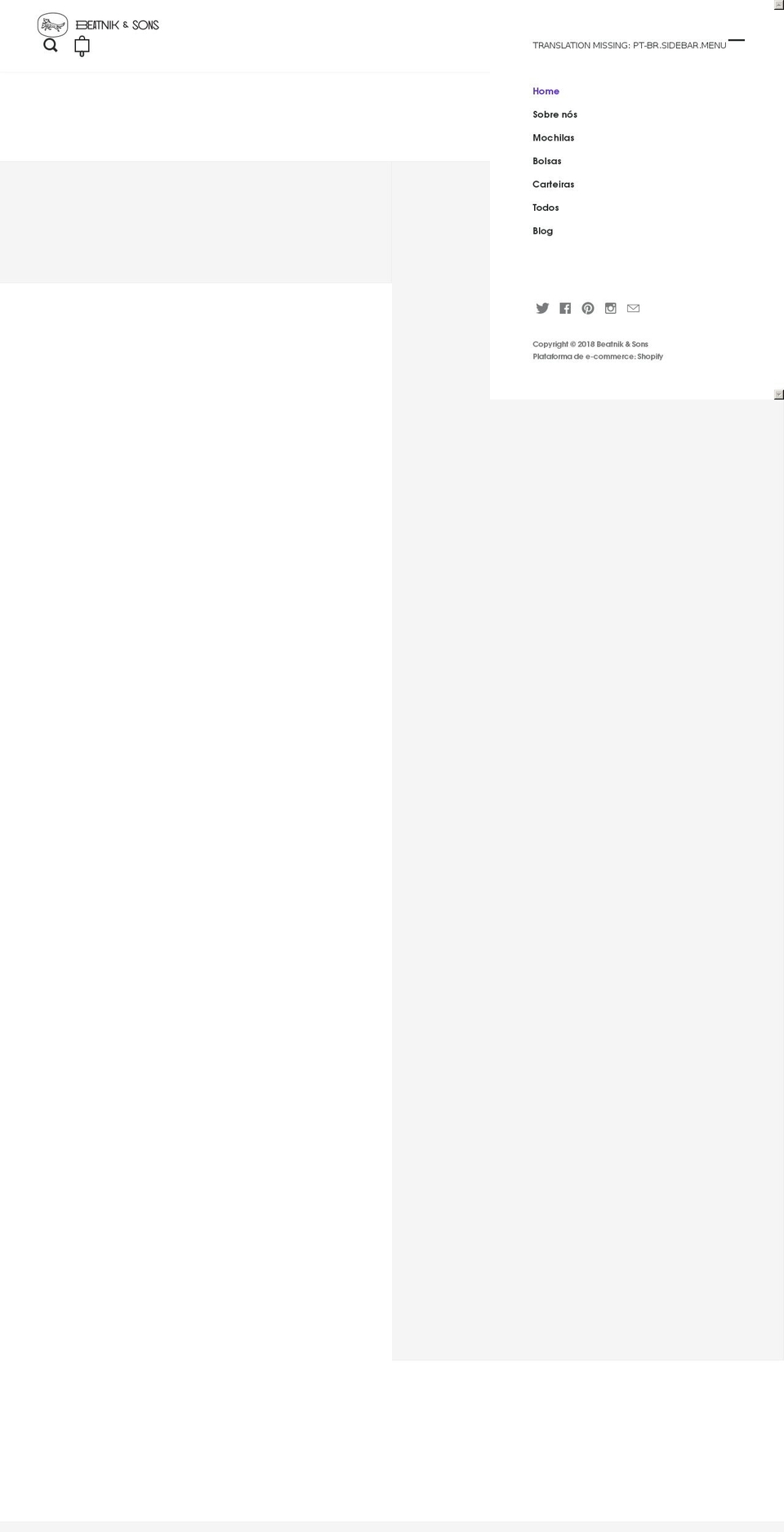 beatniksons.com shopify website screenshot