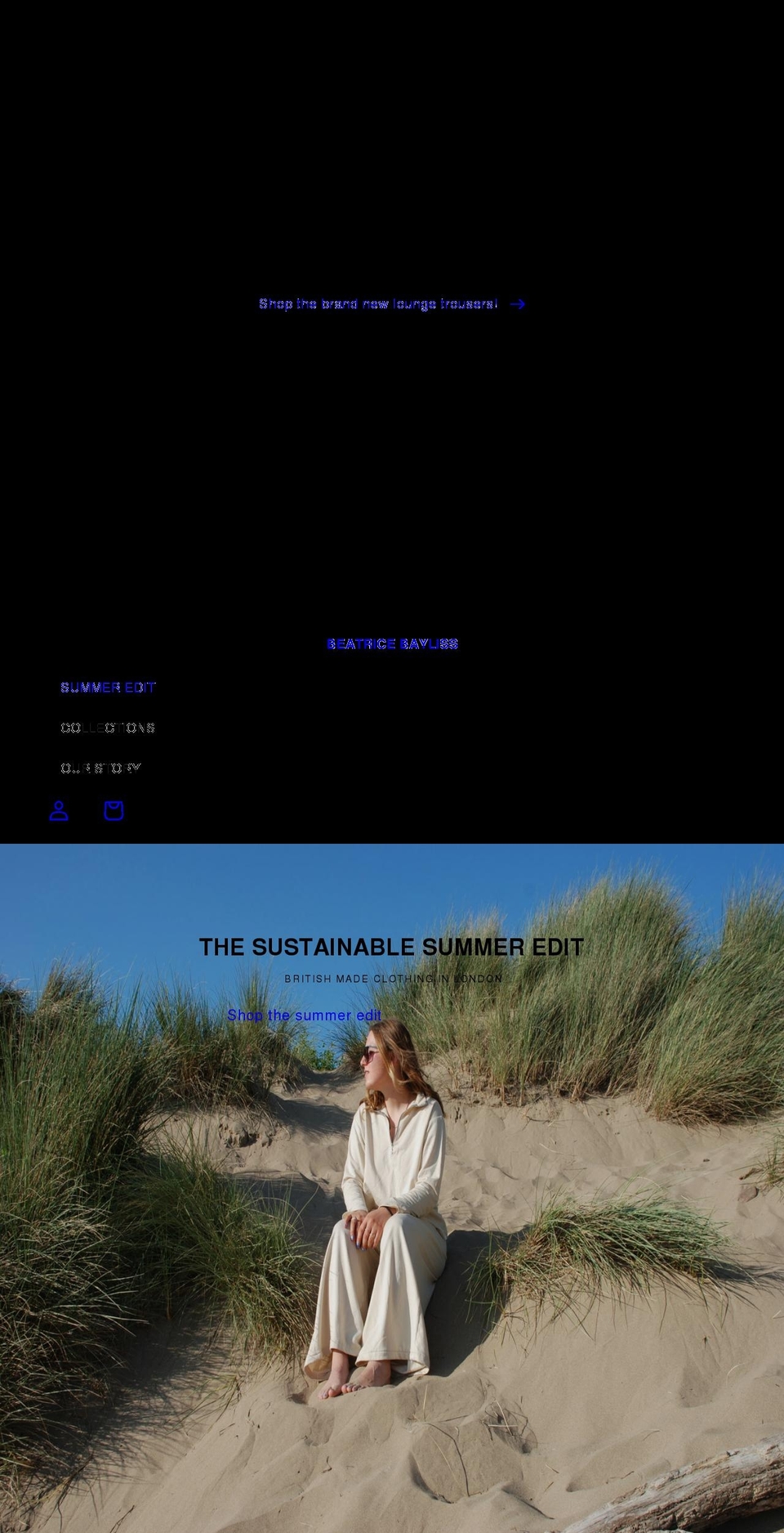 beatricebayliss.com shopify website screenshot