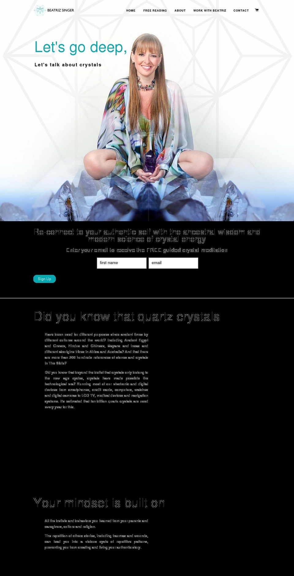 beatrizsinger.com — Shopify storefront screenshot