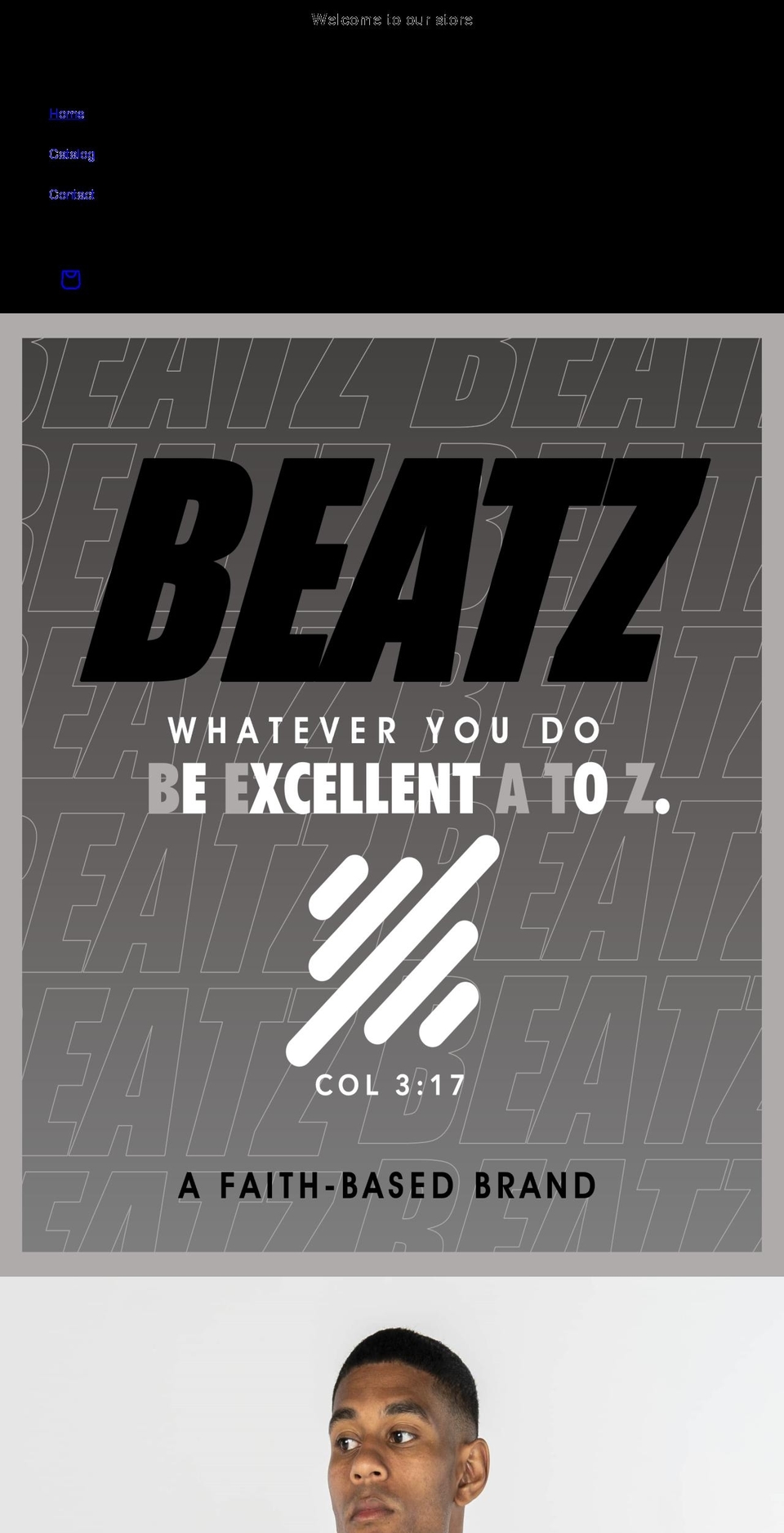 beatzmusicwear.com shopify website screenshot