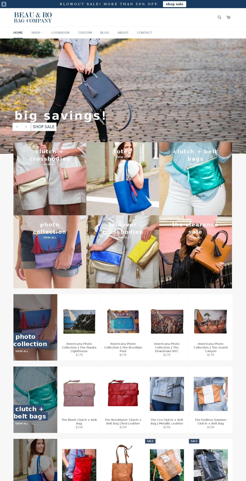 beauandro.com shopify website screenshot