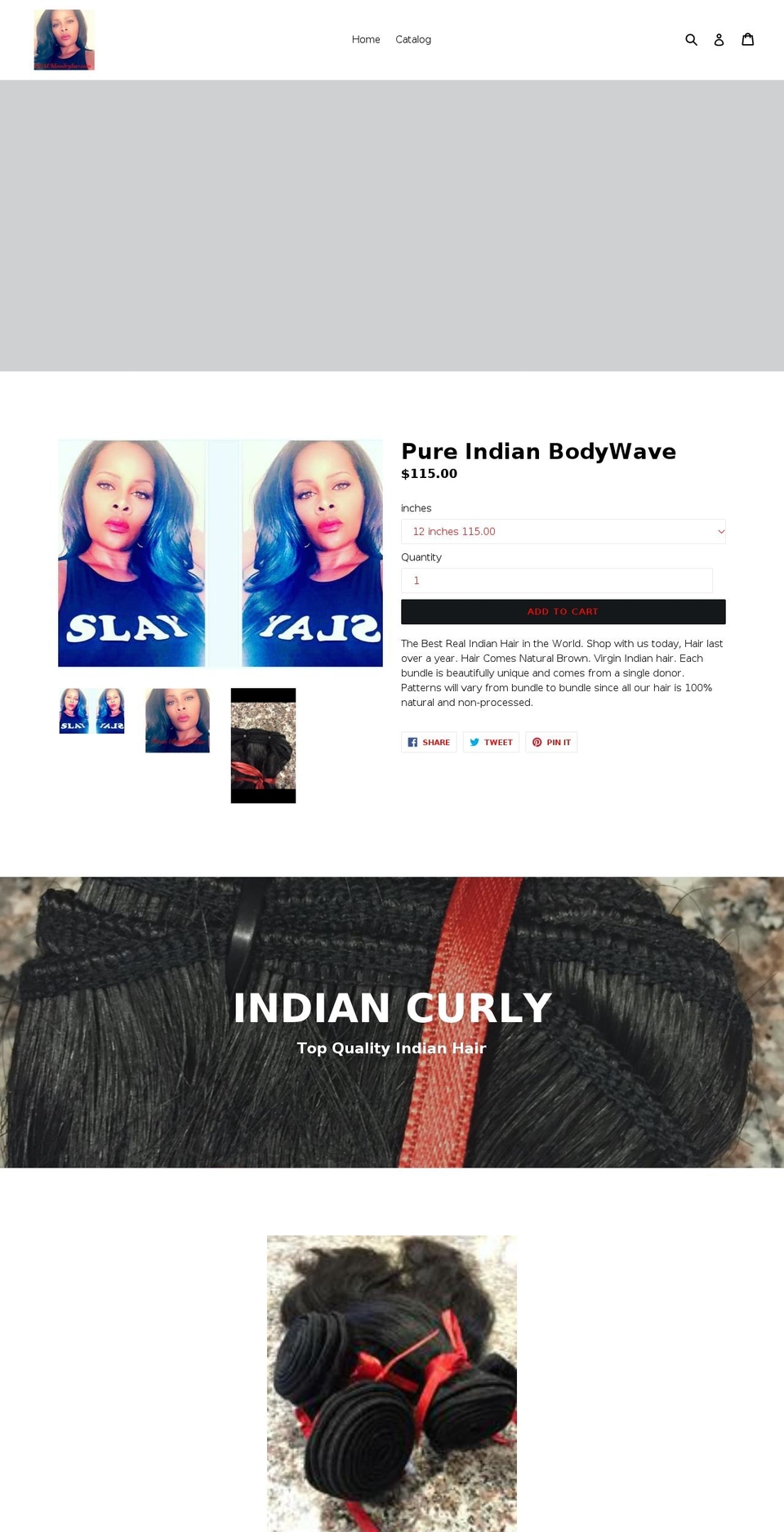 beaublowdrybar.com — Shopify storefront screenshot