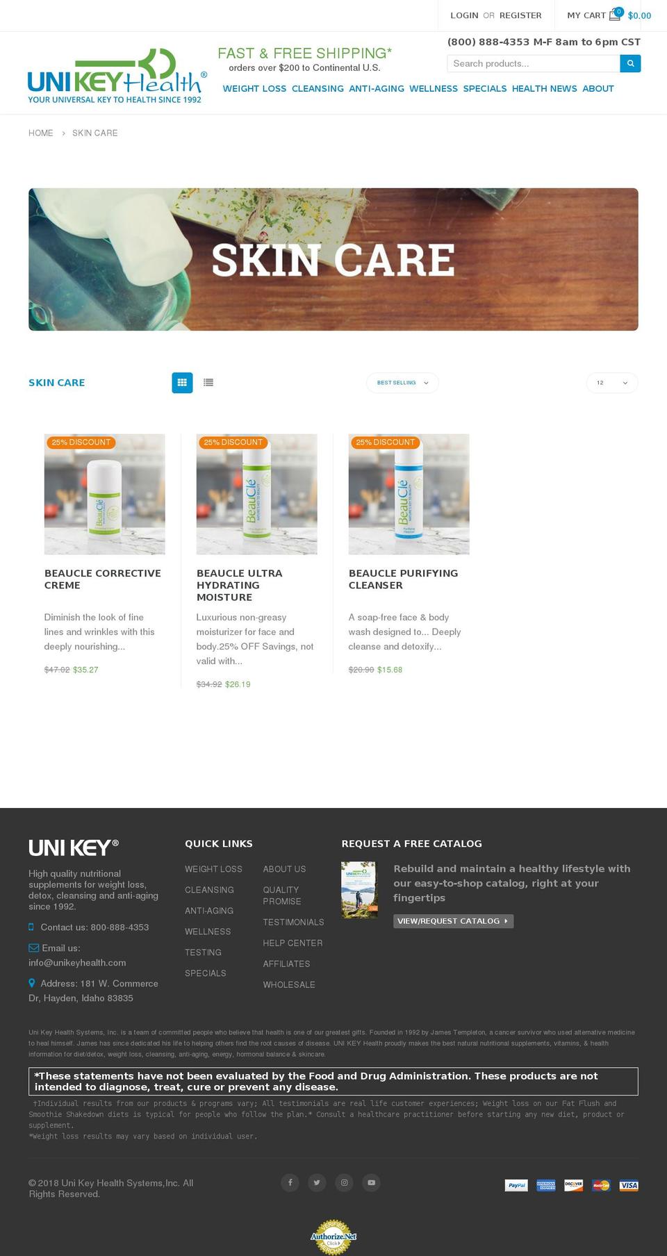 Exzo-homepage-demo-1 Dev Shopify theme site example beaucleskincare.com