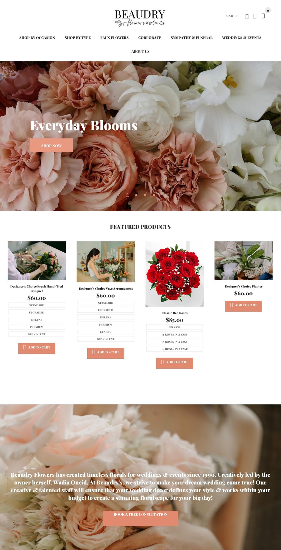 myshop-v-1-0-5 Shopify theme site example beaudrysilk.ca