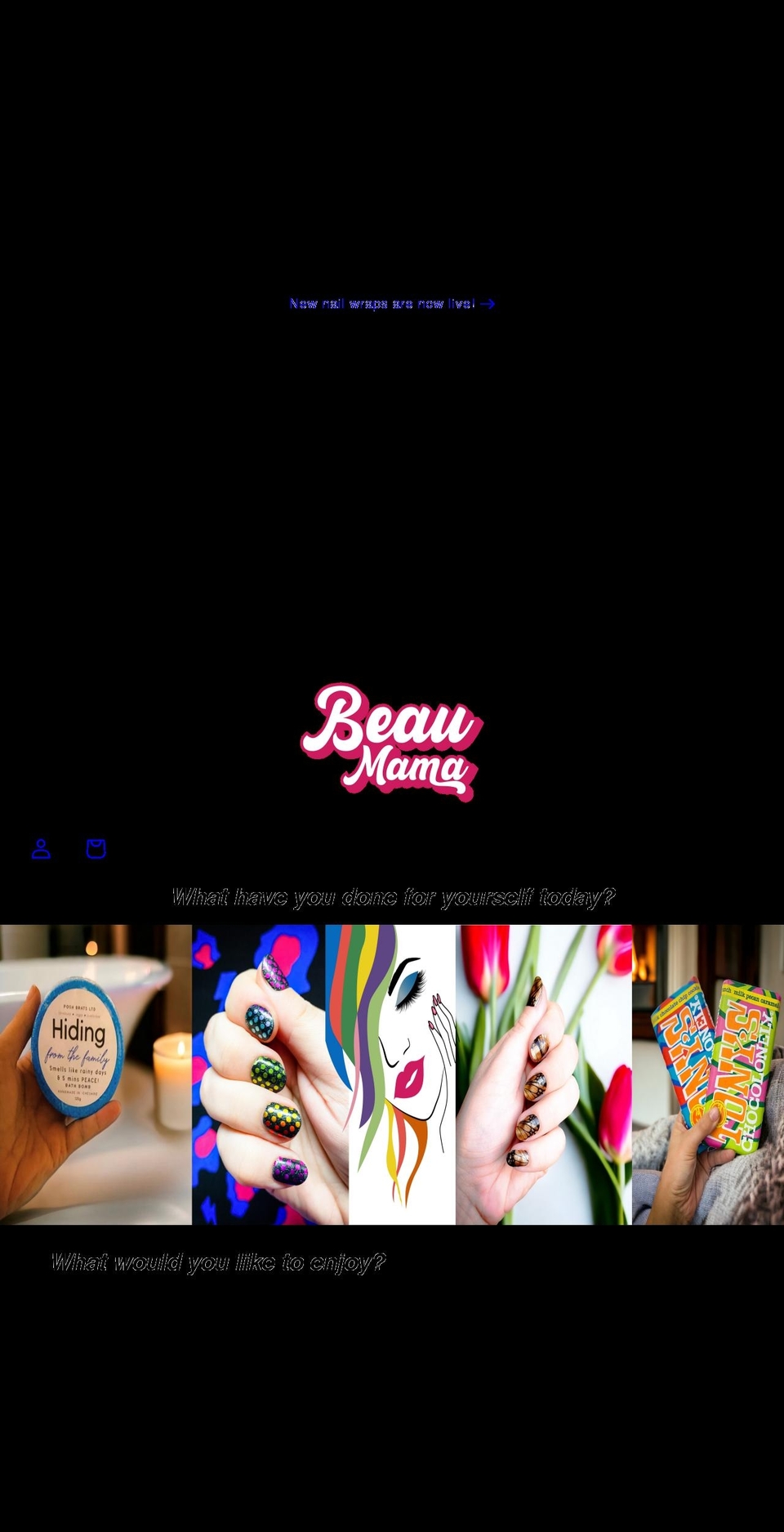 beaumama.co.uk shopify website screenshot