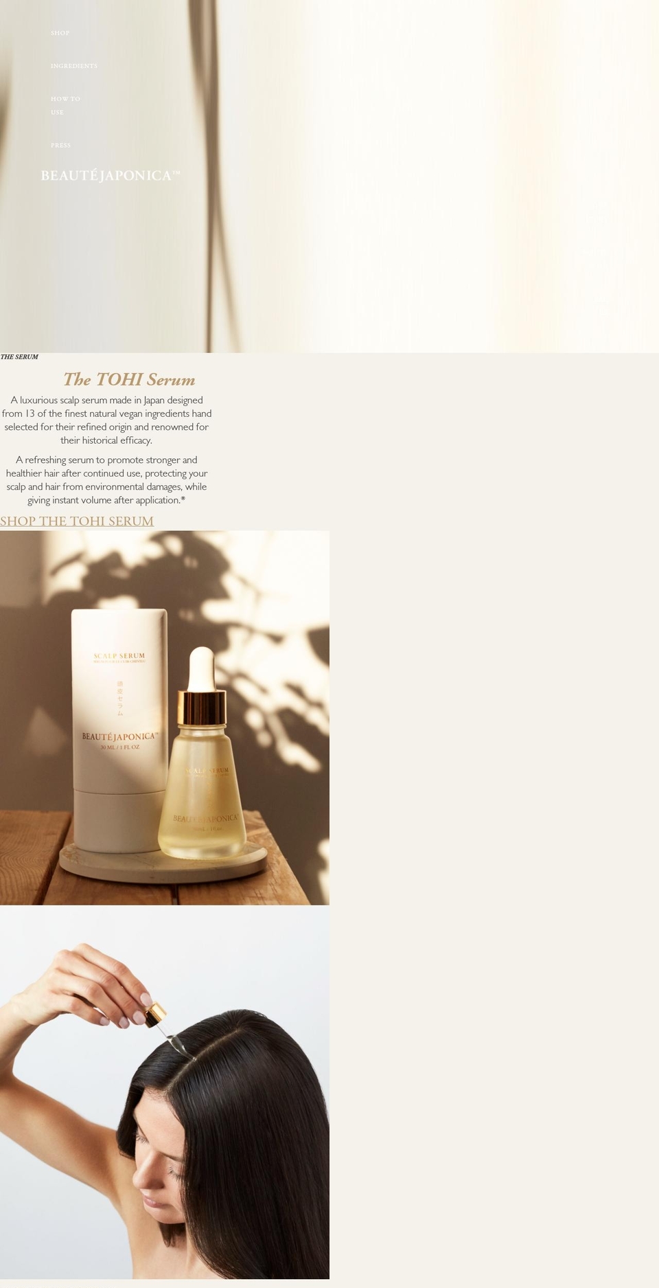 beautejaponica.com shopify website screenshot