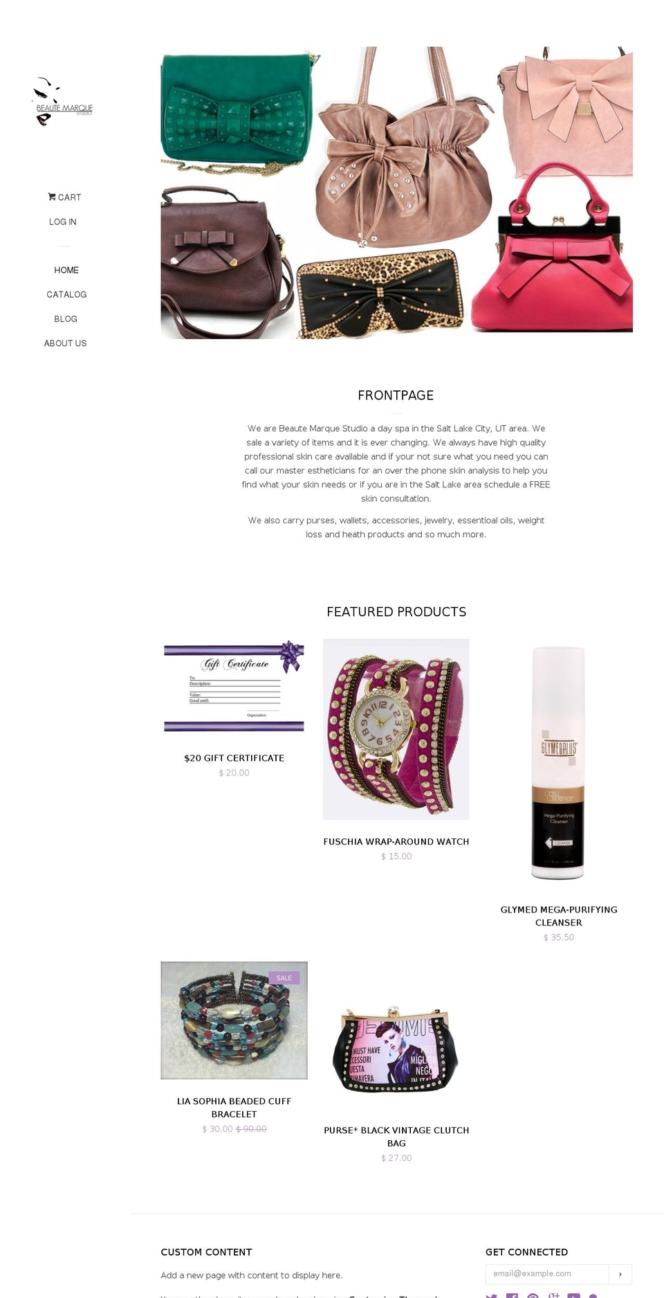 beautemarquestudio.com shopify website screenshot
