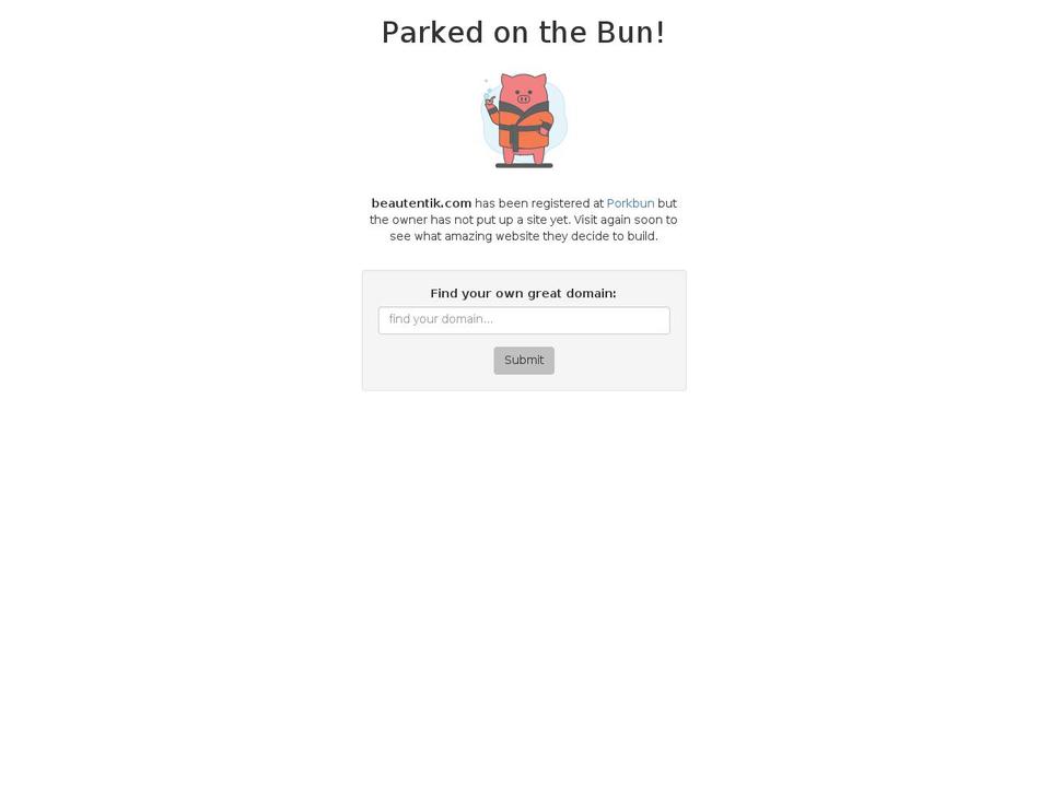 beautentik.com — Shopify storefront screenshot