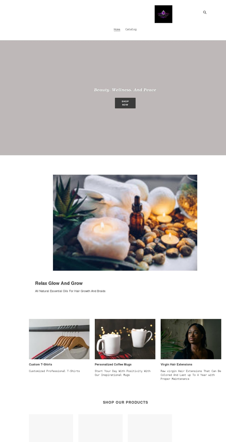 beautequeenethingz.com shopify website screenshot