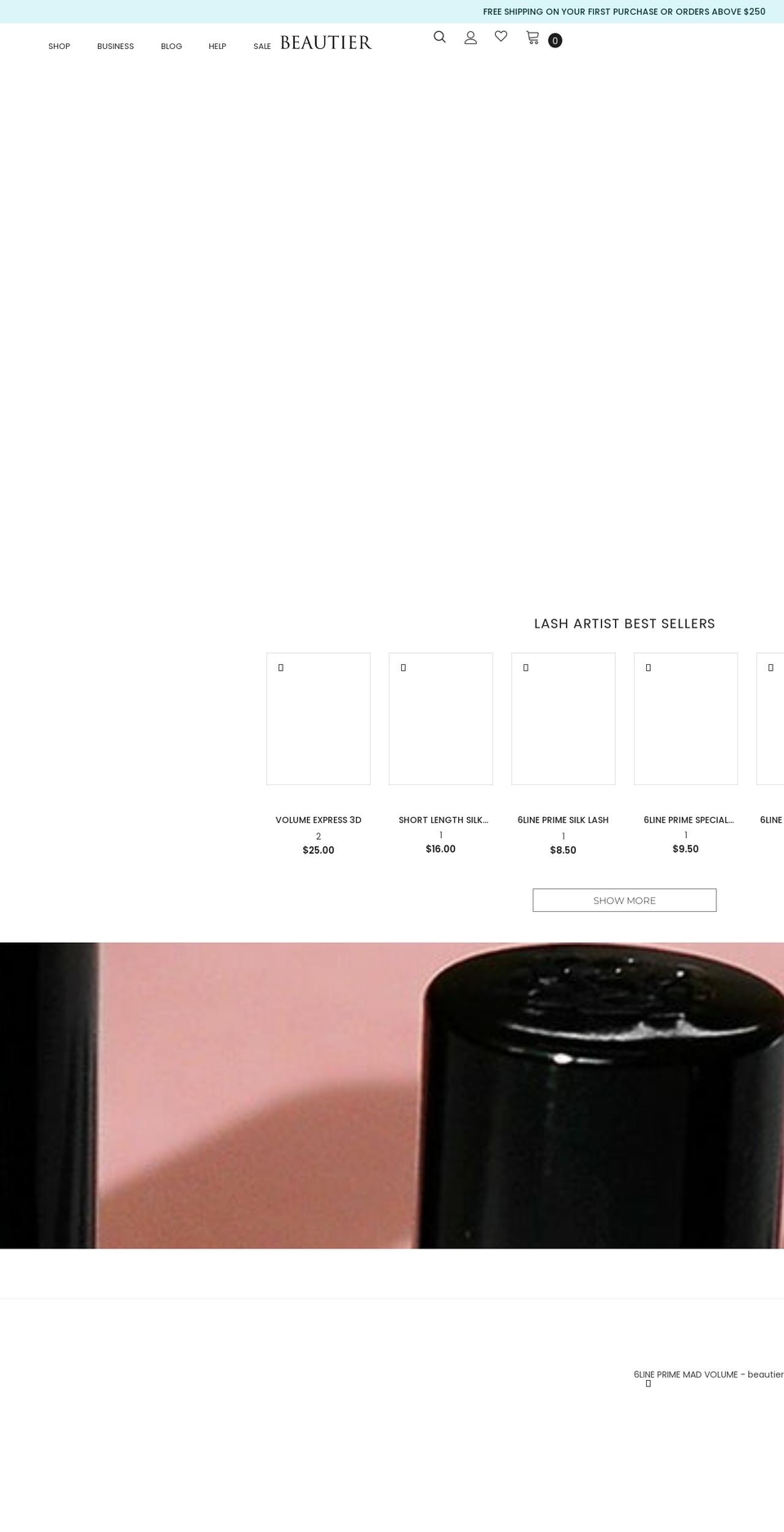 beautierofficial.com shopify website screenshot