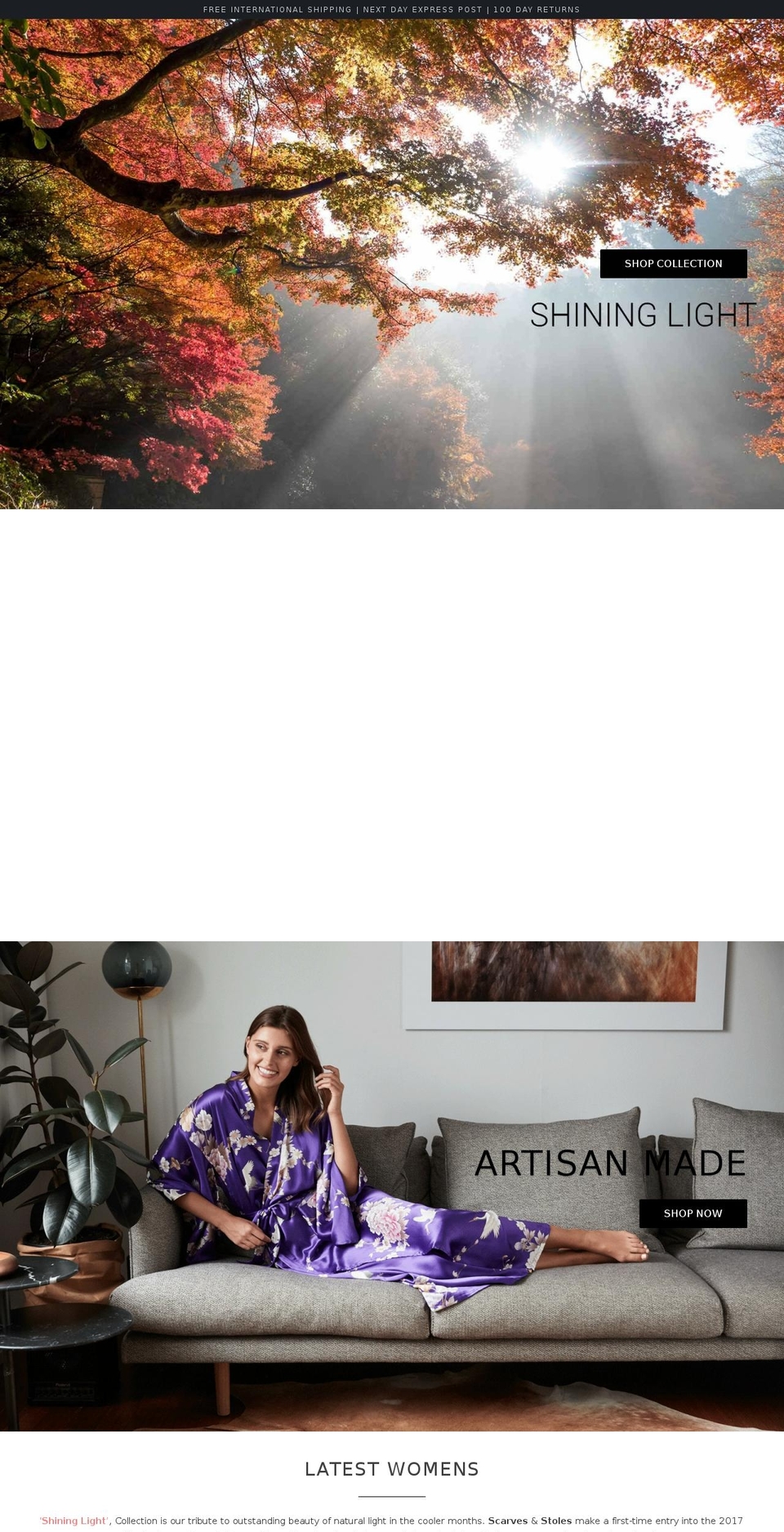 beautiful-robes.com shopify website screenshot