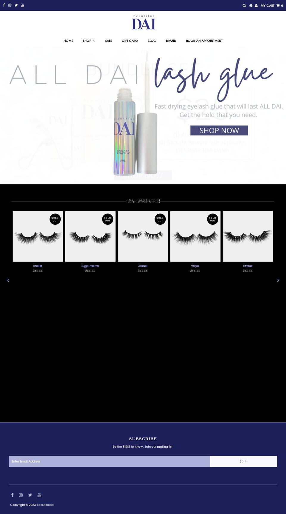 beautifuldai.com shopify website screenshot