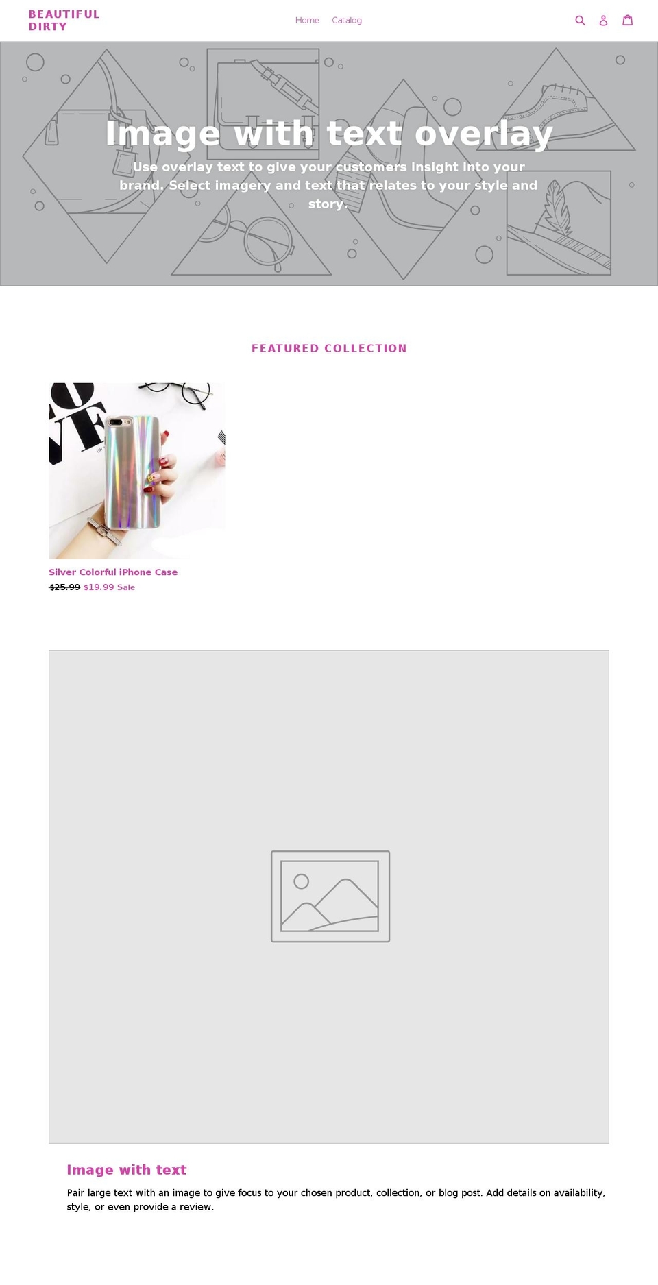 beautifuldirty.com — Shopify storefront screenshot