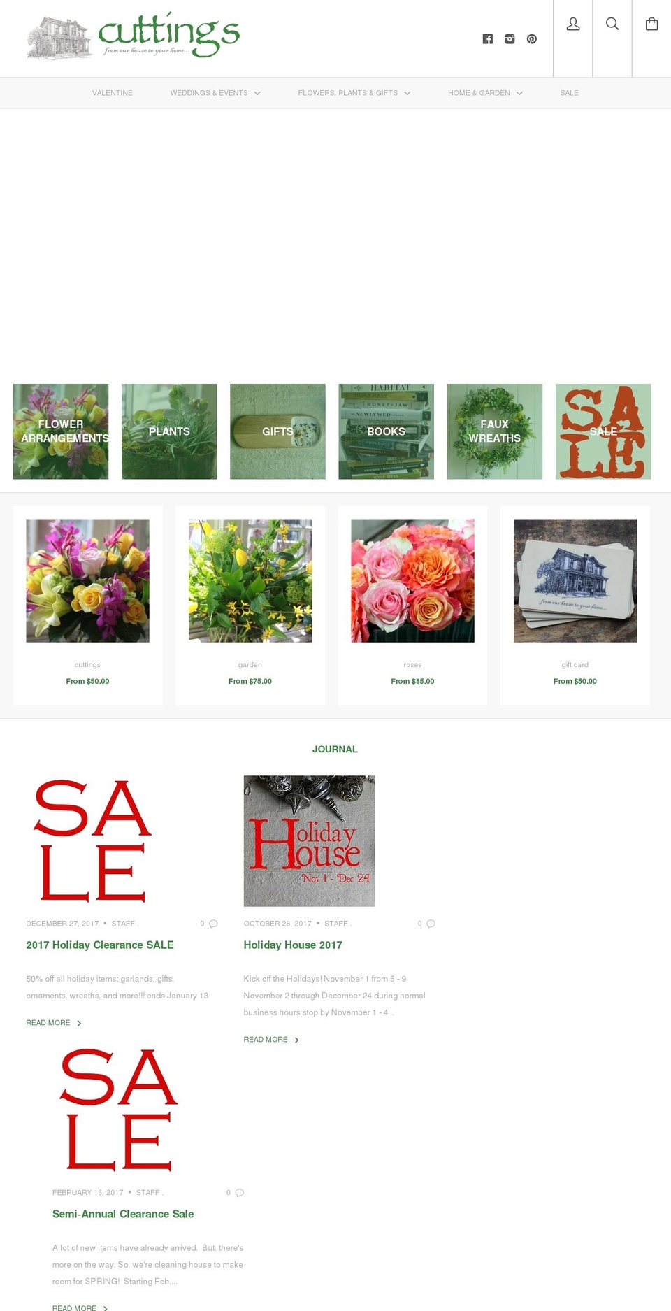 beautifulflowersonline.com — Shopify storefront screenshot