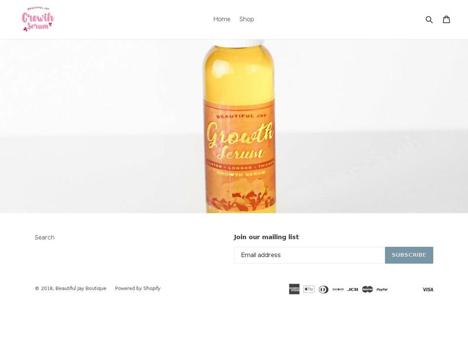 beautifuljay.com — Shopify storefront screenshot