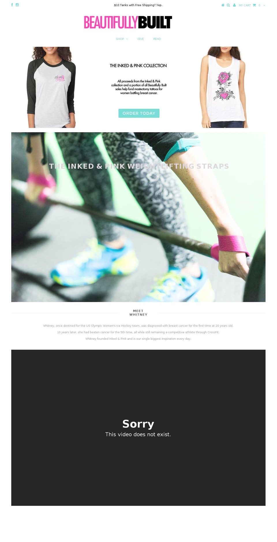 beautifullybuilt.com shopify website screenshot