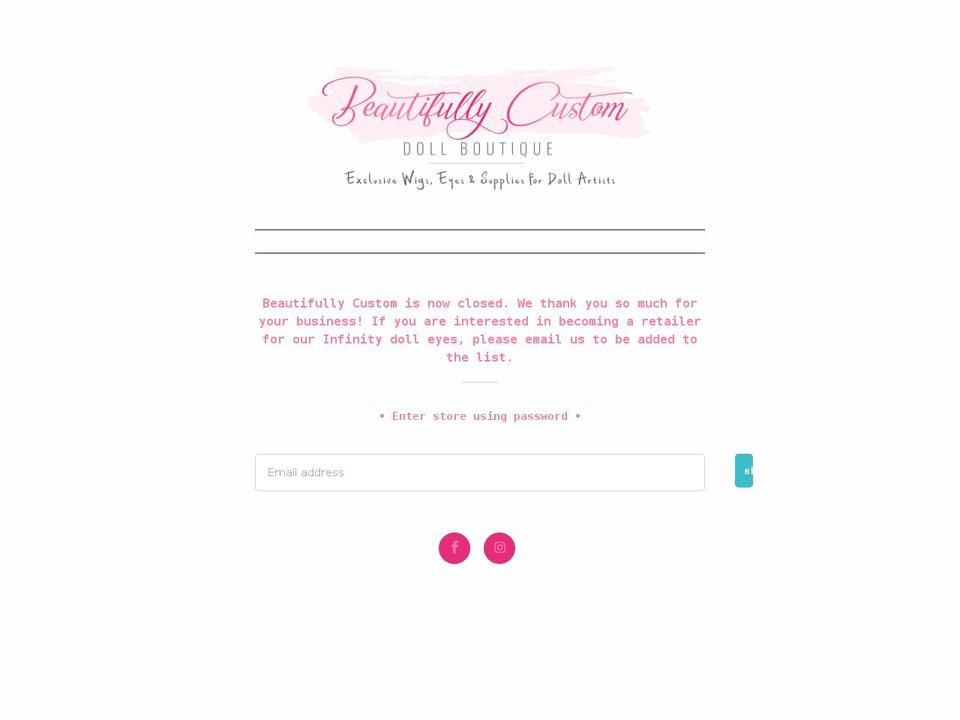 beautifullycustom.com shopify website screenshot
