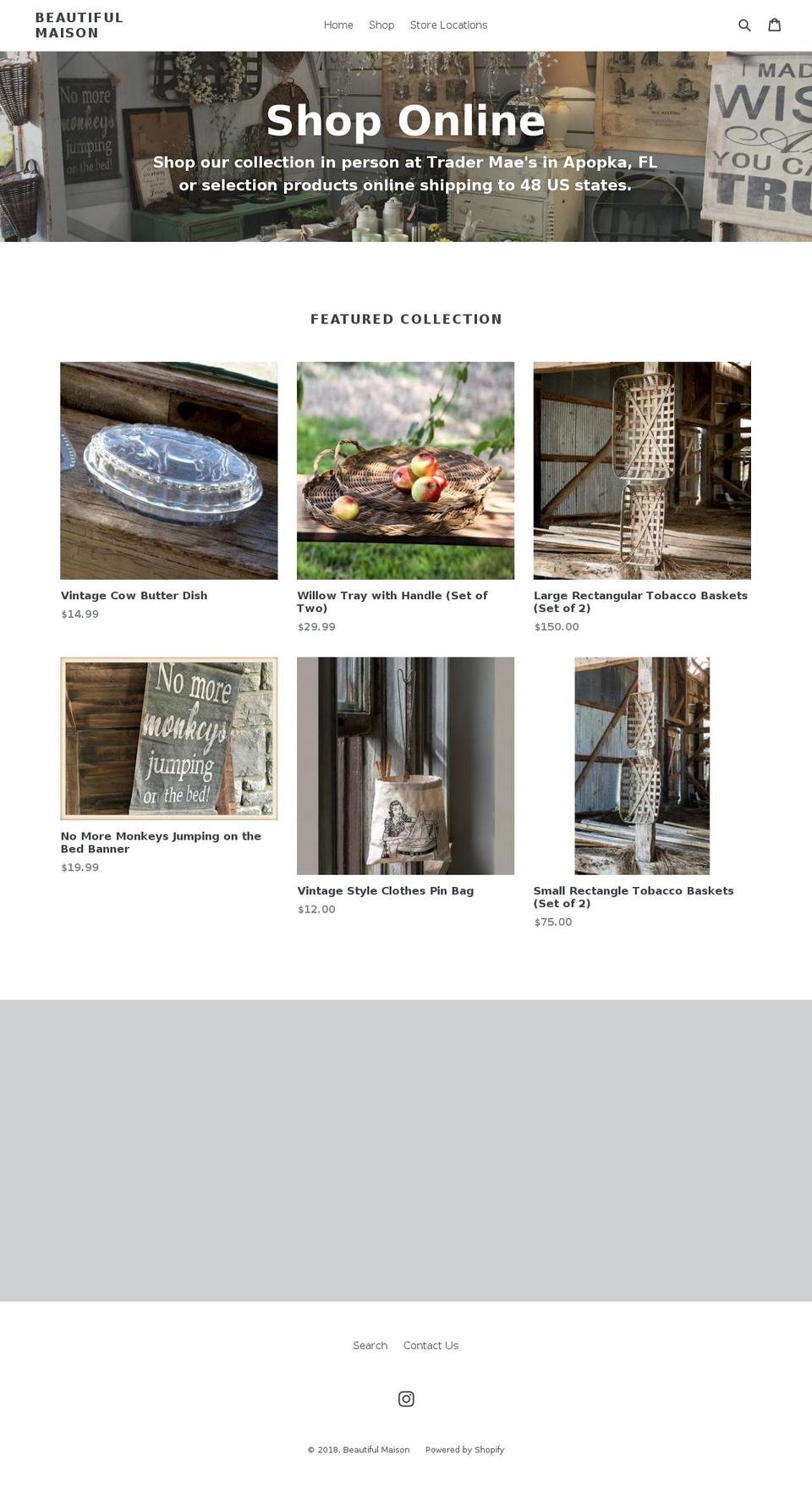 beautifulmaison.com — Shopify storefront screenshot