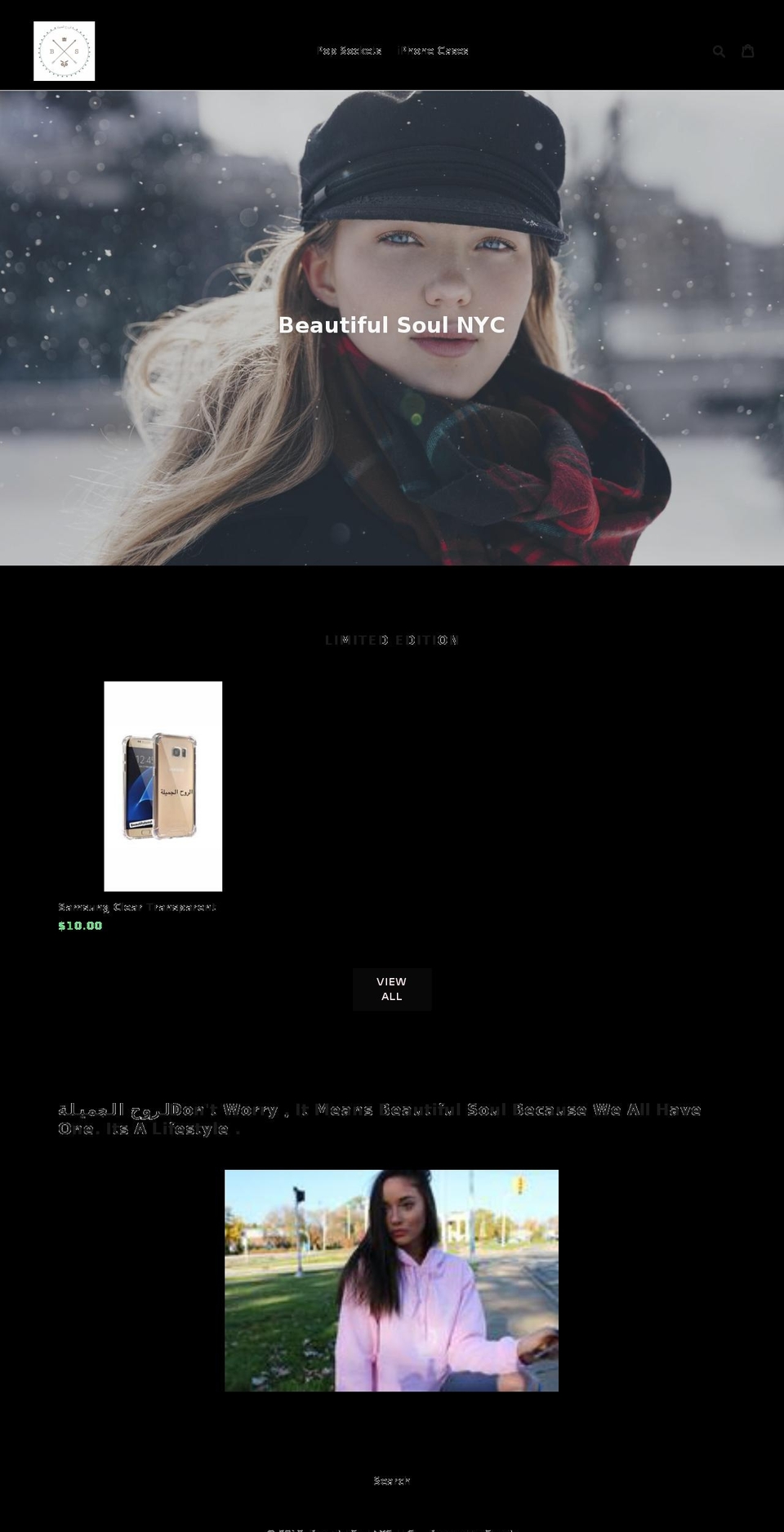 beautifulsoulnyc.com shopify website screenshot