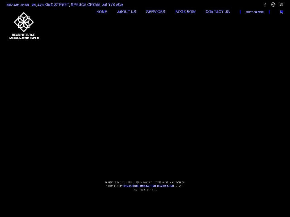 beautifululaser.com — Shopify storefront screenshot