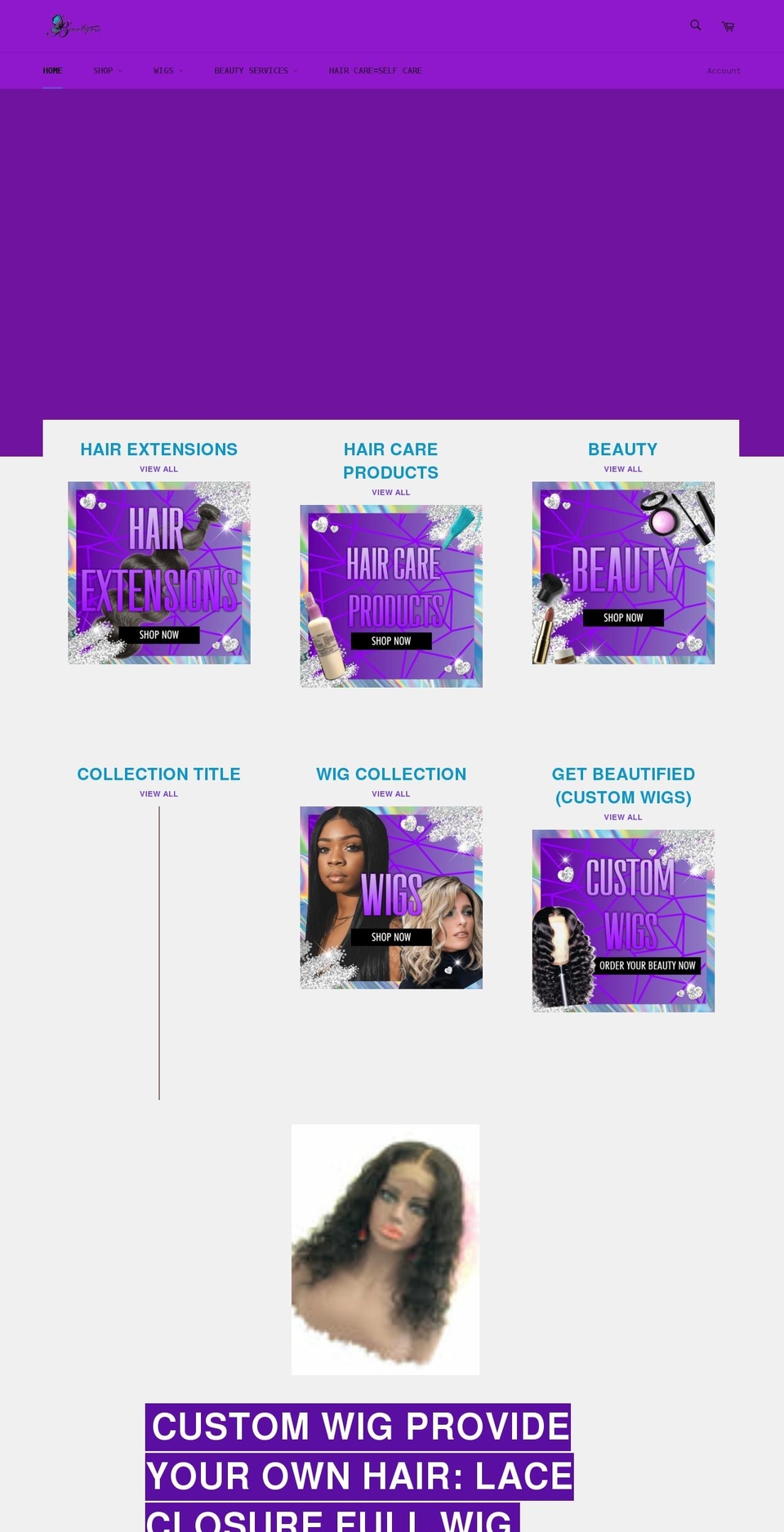 beautiqueonlinestore.com shopify website screenshot