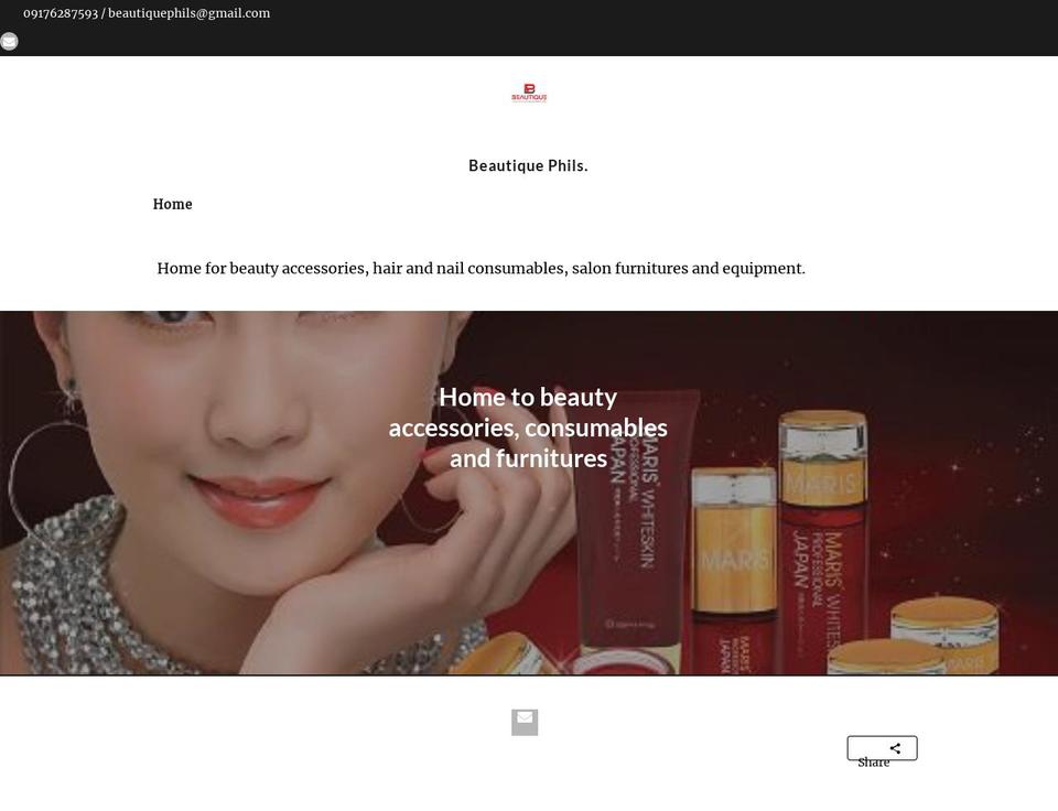 beautiquephils.com — Shopify storefront screenshot