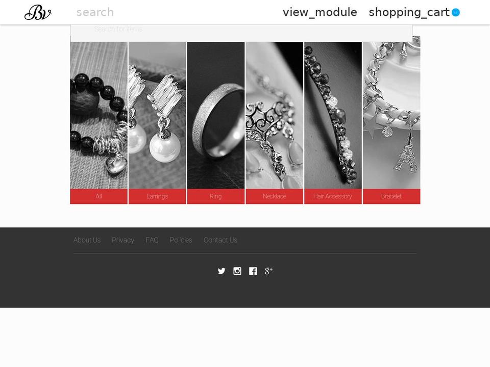 beautivogue.com shopify website screenshot