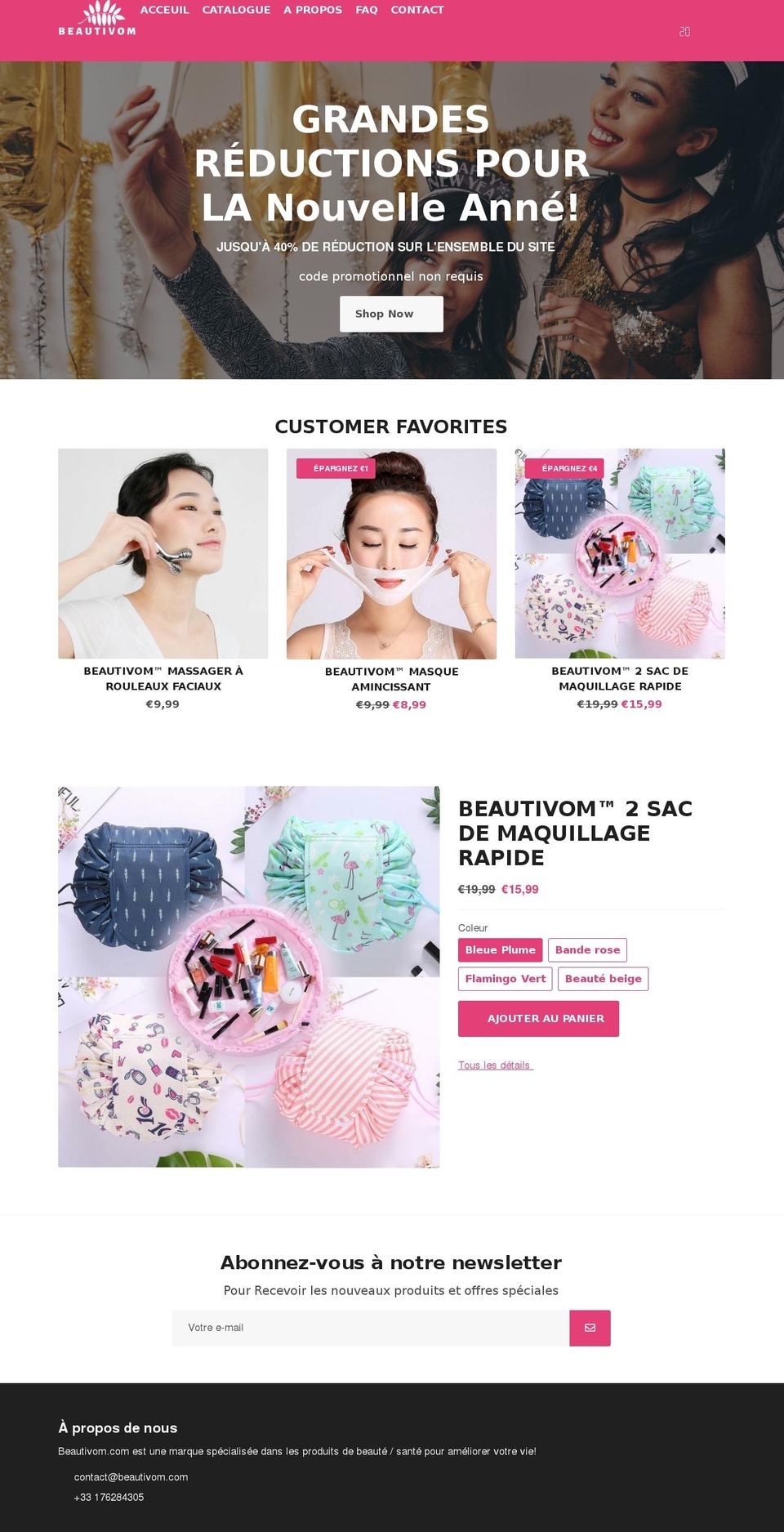 beautivom.com shopify website screenshot