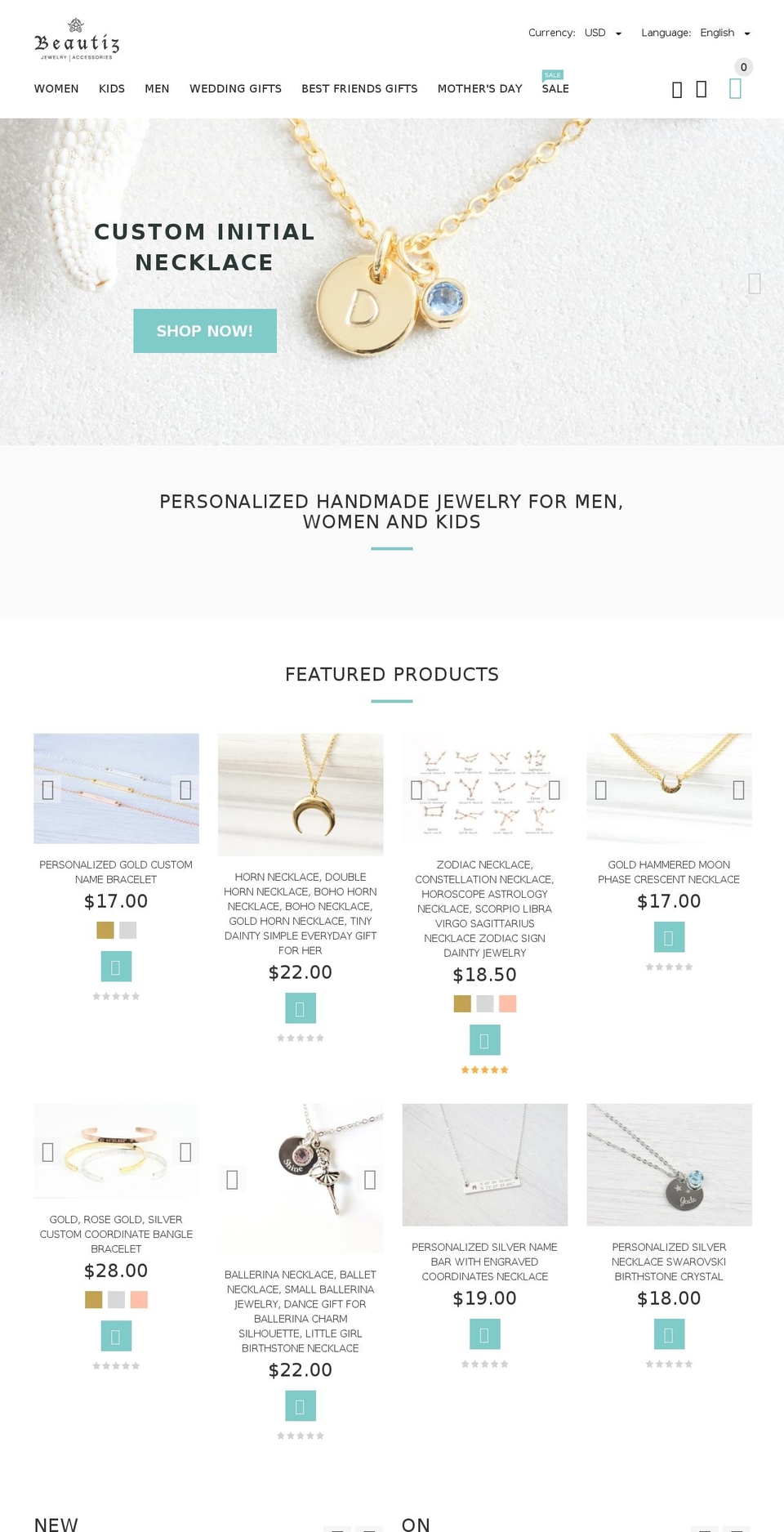 yourstore-v2-1-2 Shopify theme site example beautiz.net