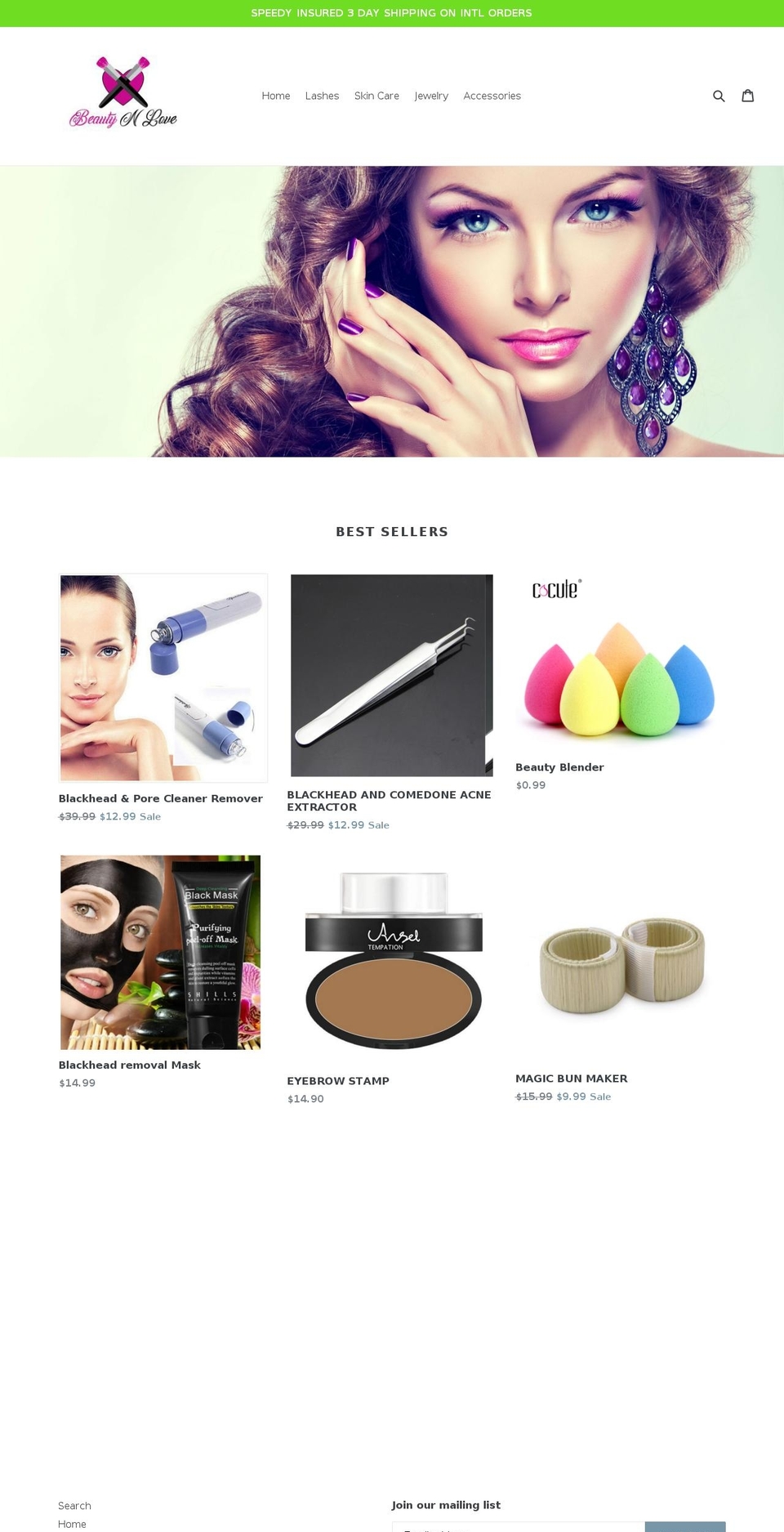 beauty-n-love.com — Shopify storefront screenshot