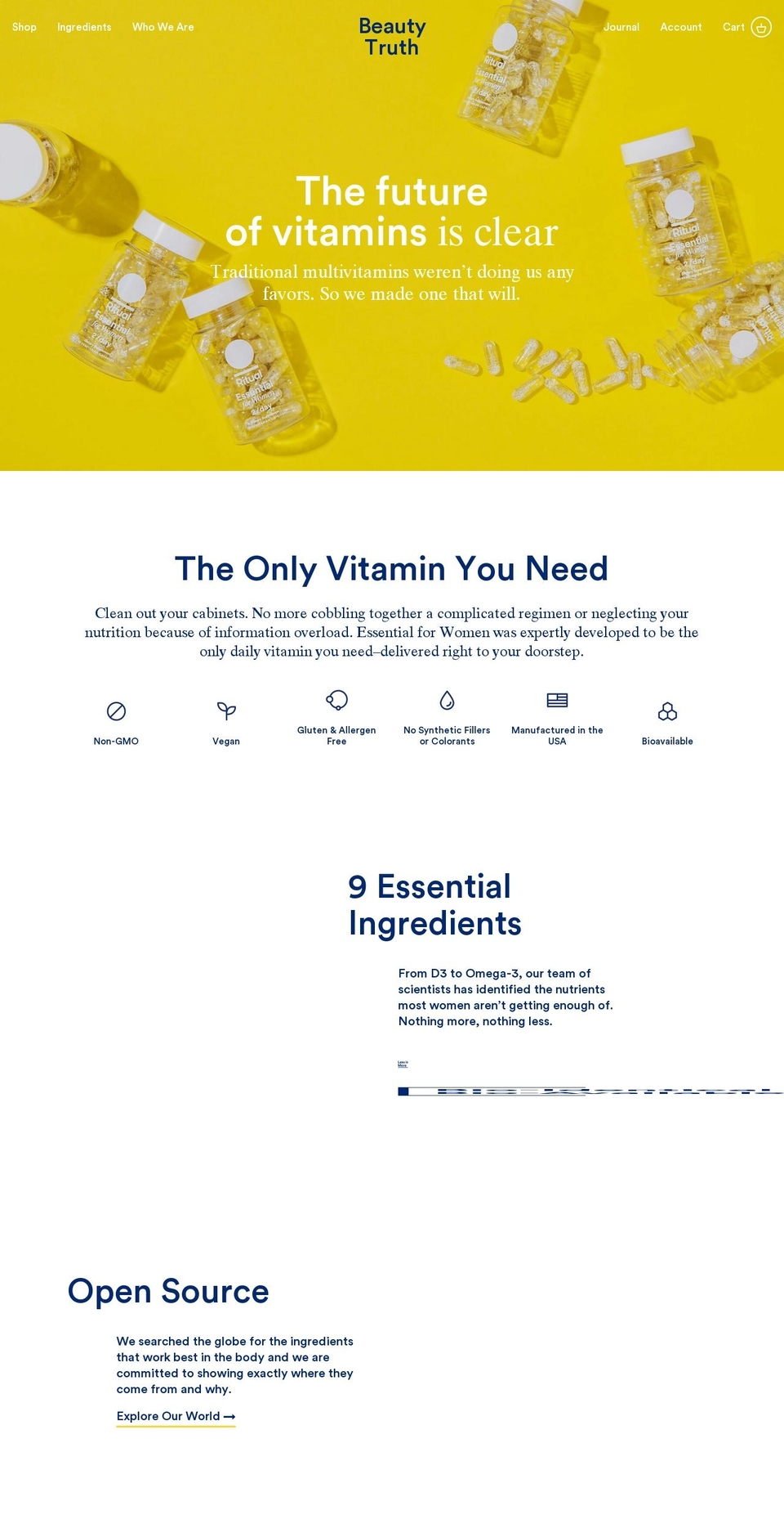 beauty-truth.com shopify website screenshot