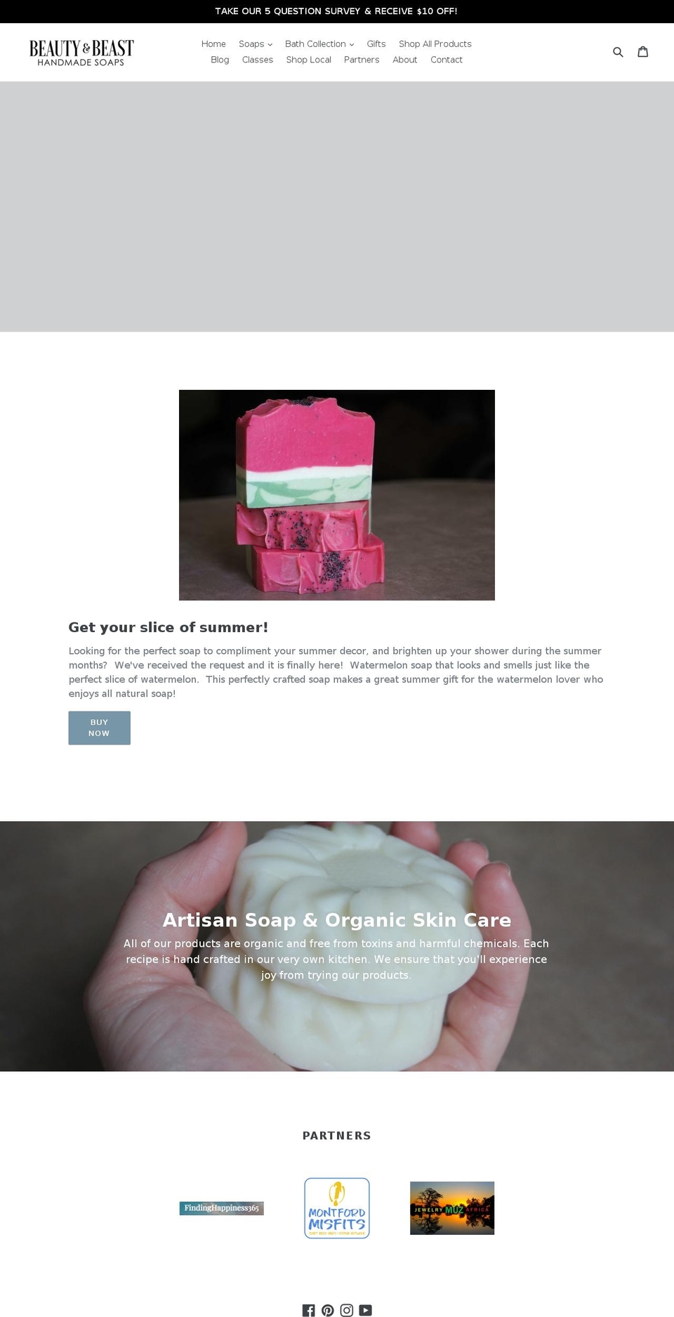 beautyandbeastshop.com — Shopify storefront screenshot