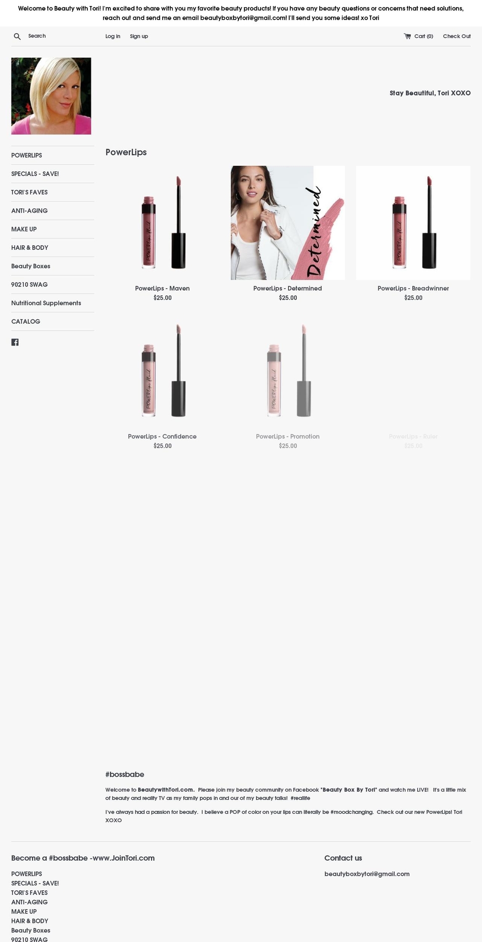 beautyboxbytori.com — Shopify storefront screenshot
