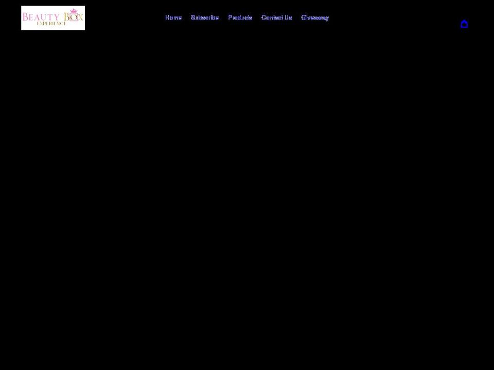 beautyboxexperience.com shopify website screenshot