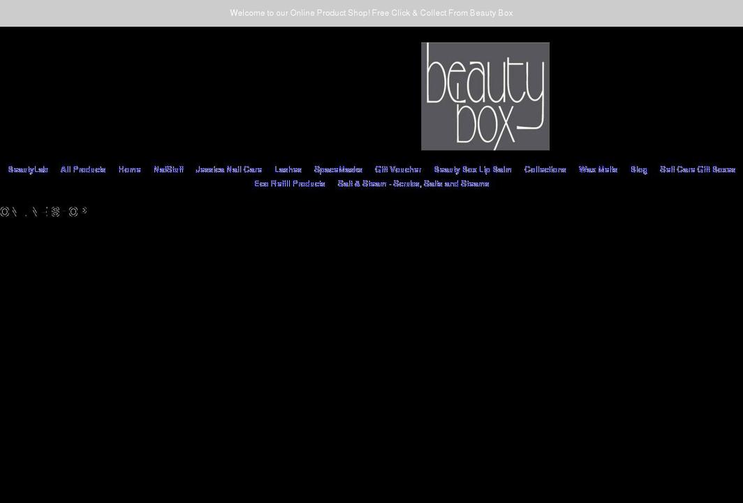 beautyboxmeltonshop.com shopify website screenshot
