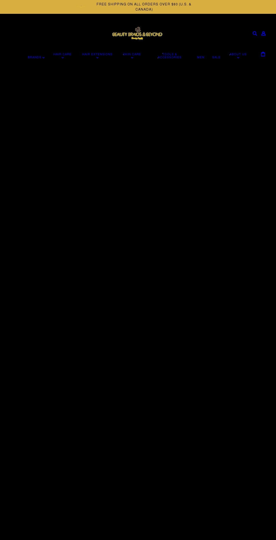 beautybraidsandbeyond.com shopify website screenshot