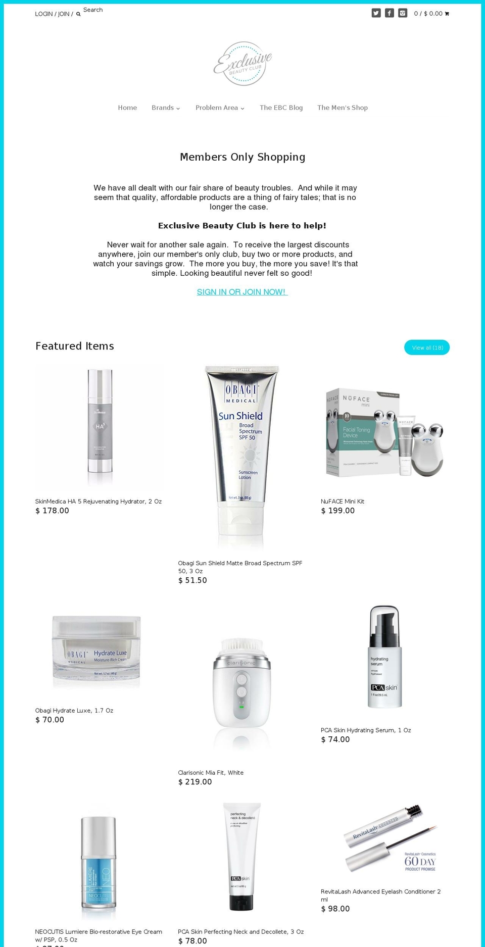 beautybrandoutlet.com shopify website screenshot