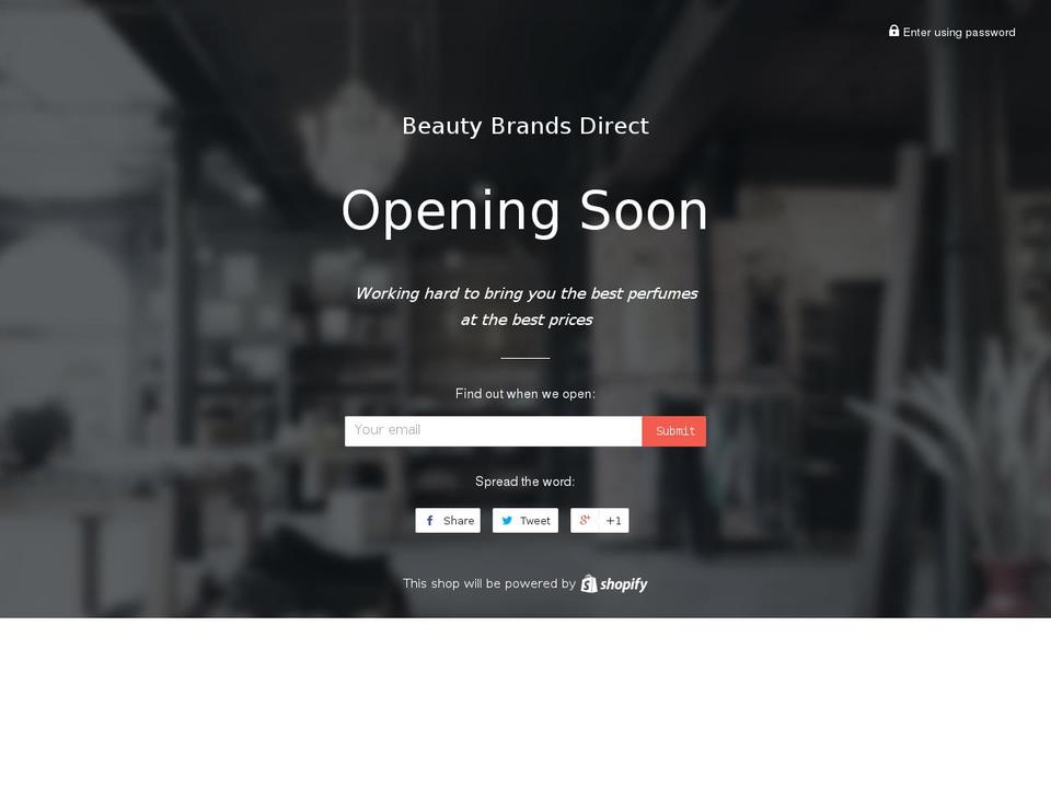 beautybrandsdirect.com shopify website screenshot